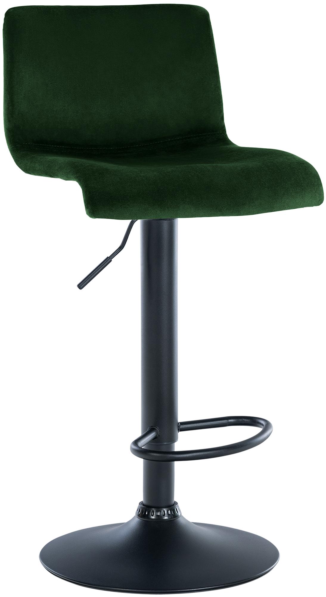 Barhocker Hoover Samt B, grün