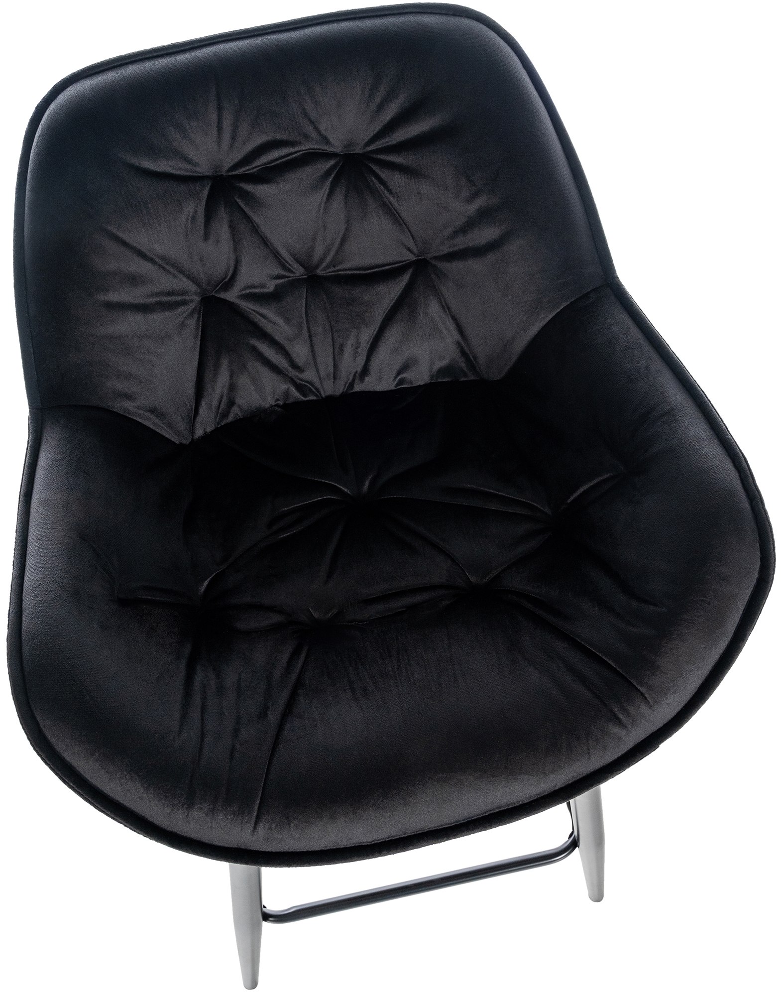 Barhocker Gibson 76 Samt, schwarz