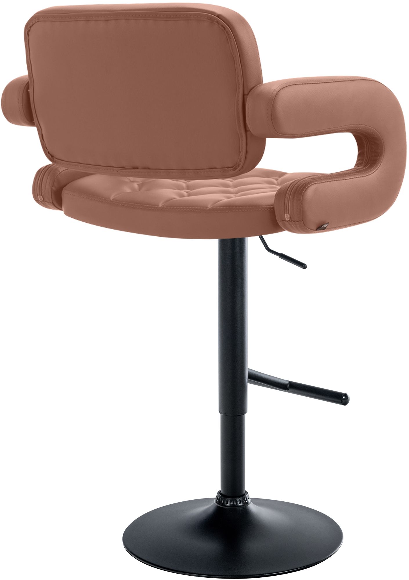 Barhocker Dublin schwarz, cognac