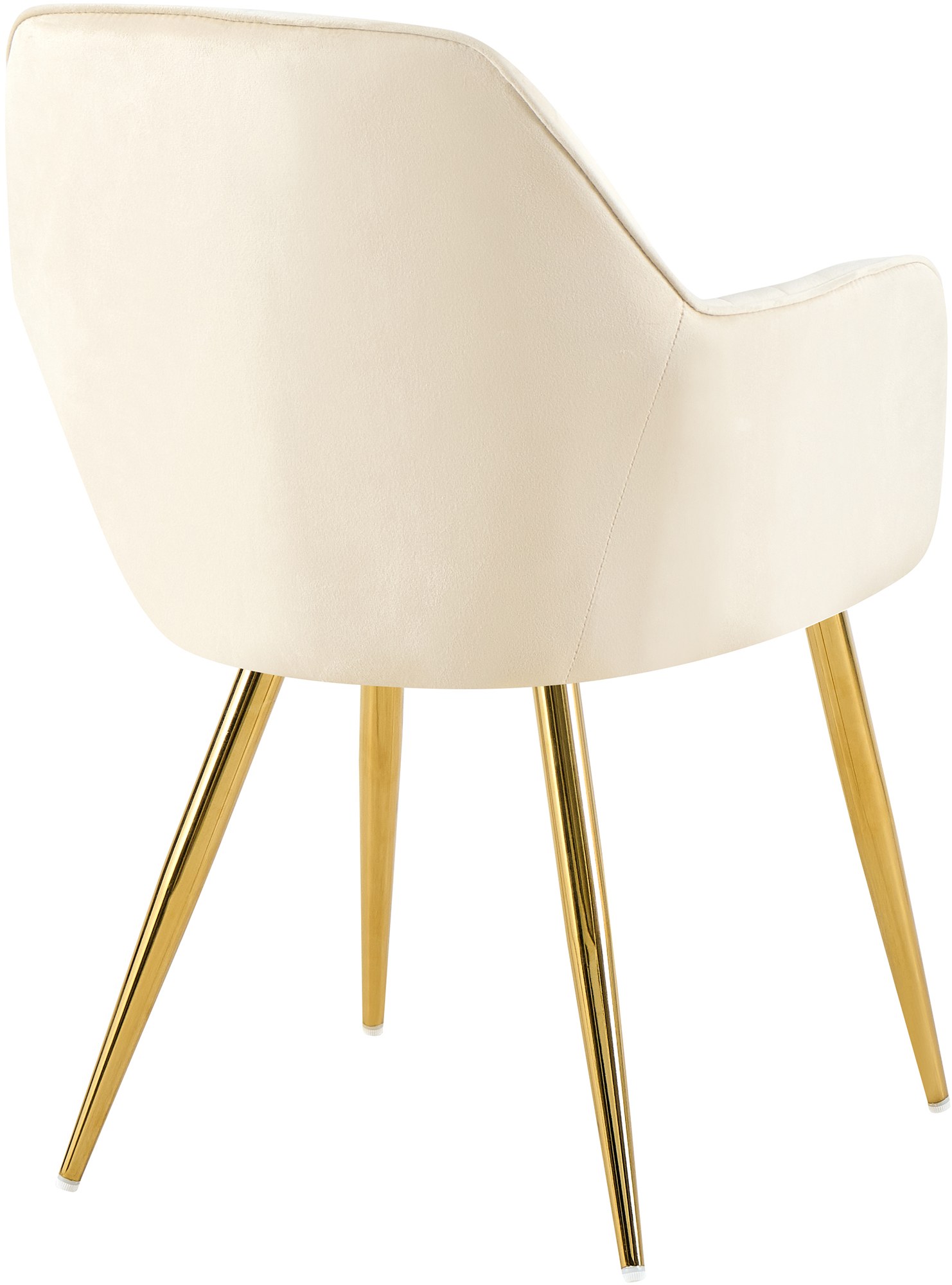 Esszimmerstuhl Cheryl Samt gold, creme
