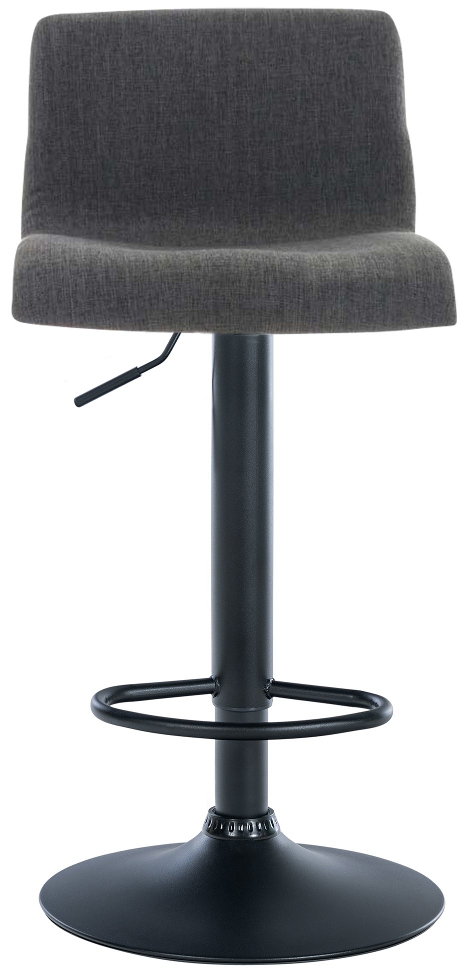 Barhocker Hoover Stoff B, dunkelgrau