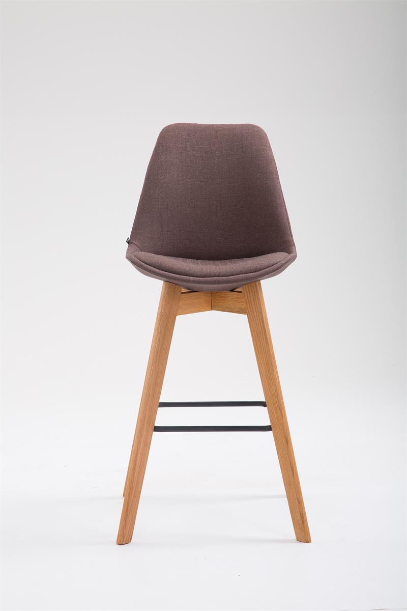 Barhocker Metz Stoff Natura, braun
