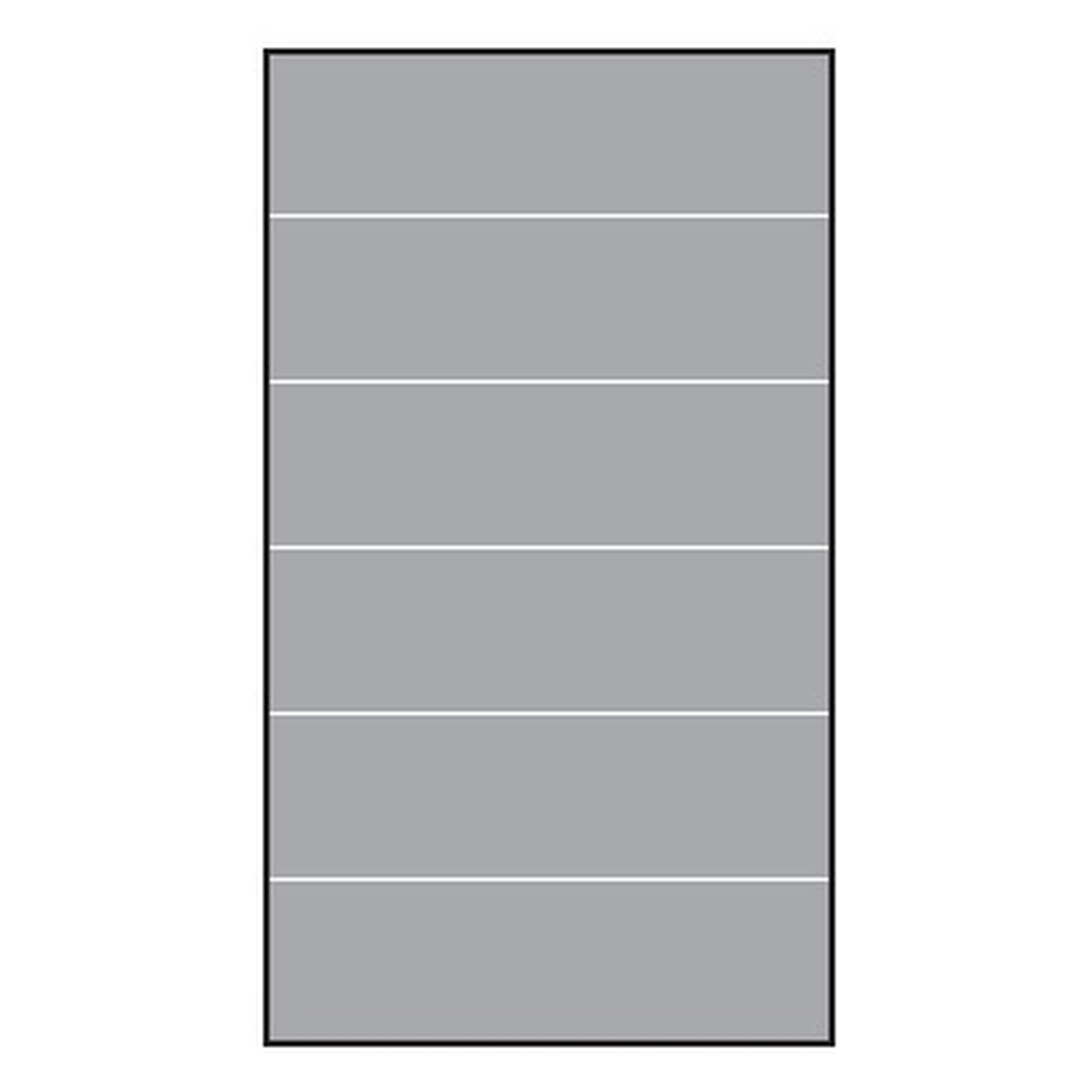 RUDE-Serie Systemglas, B1030 x H1740 x T8 mm, Streifen-Dekor 82, satiniert