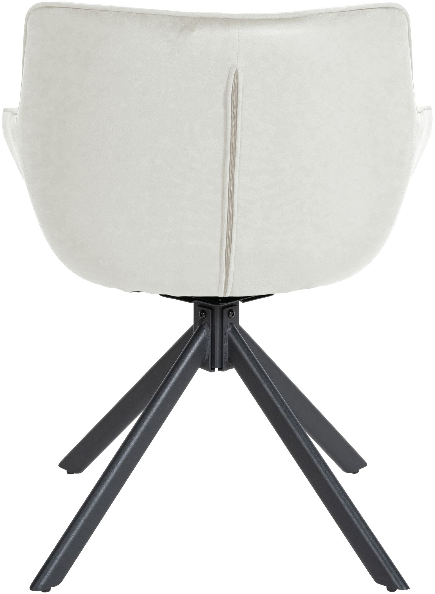 Stuhl Westport Samt, creme