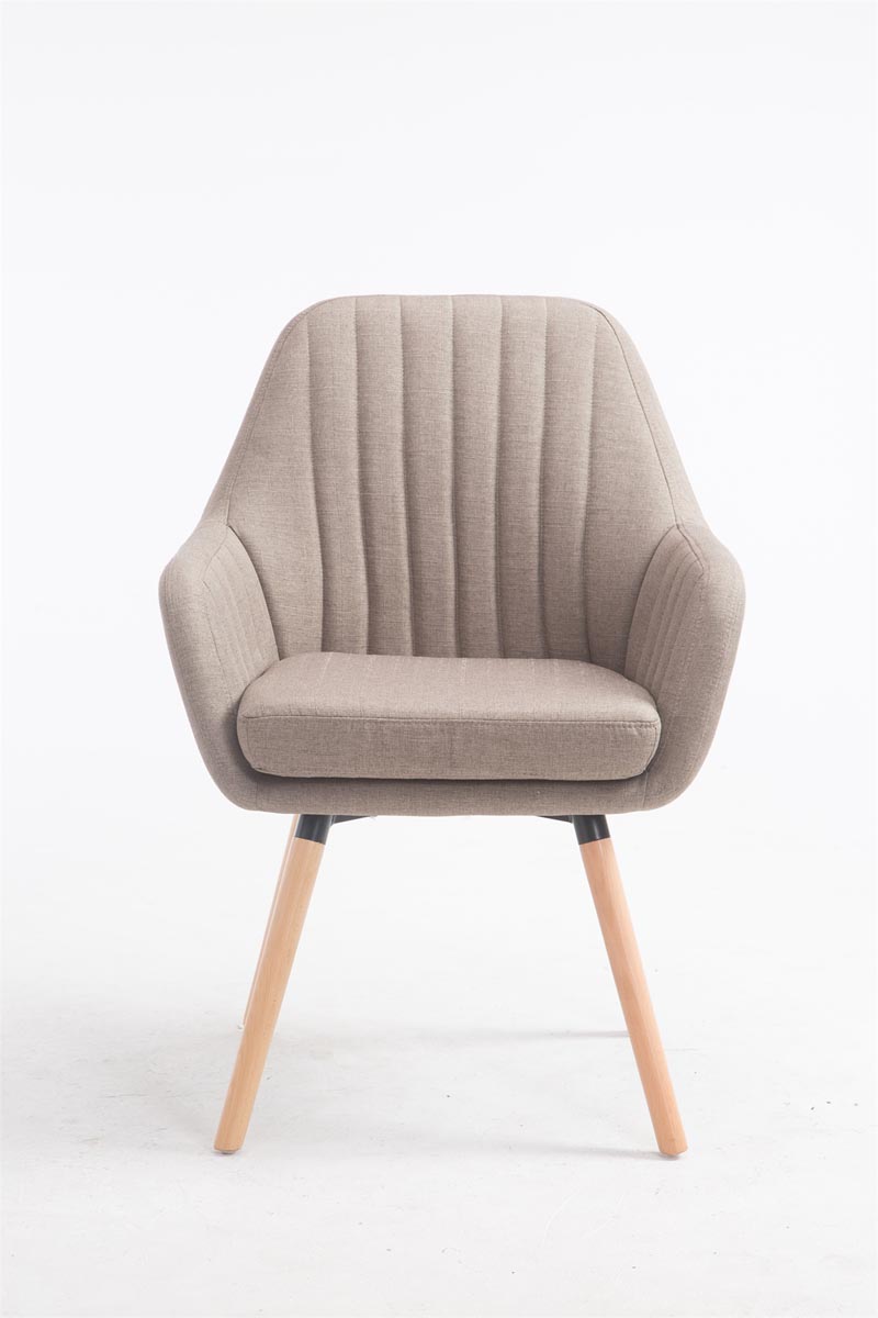 Stuhl Florian Stoff Natura, taupe