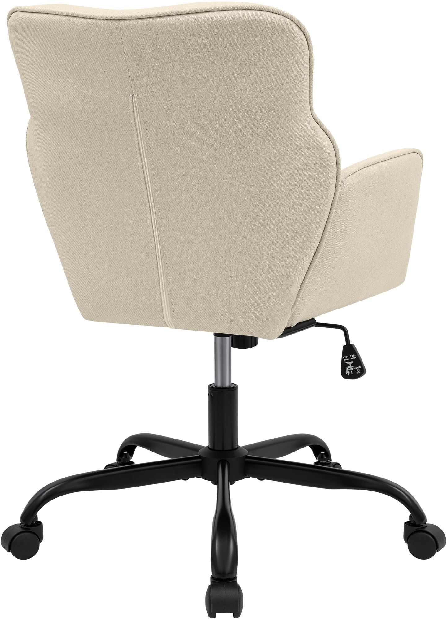 Bürostuhl Amado Stoff, creme