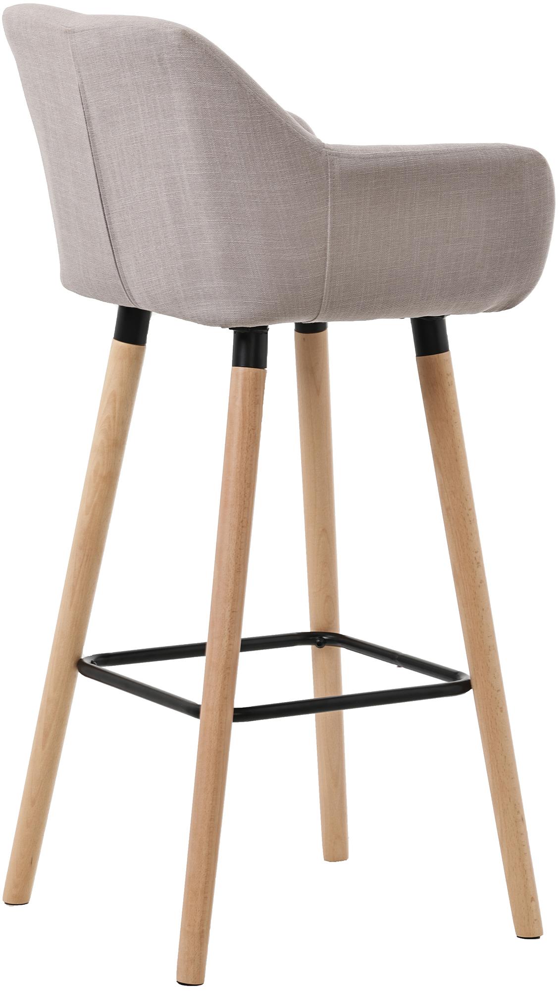 Barhocker Grant Stoff, taupe