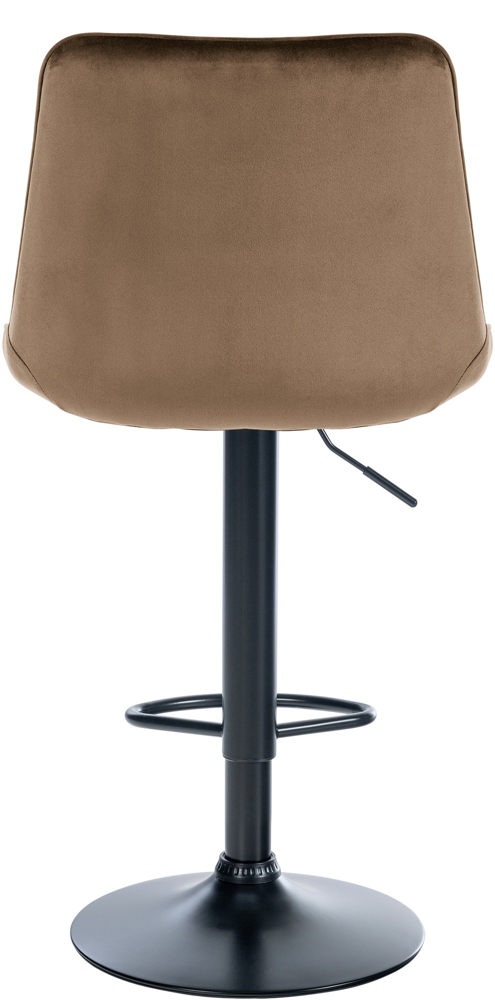 Barhocker Toni Samt schwarz, braun