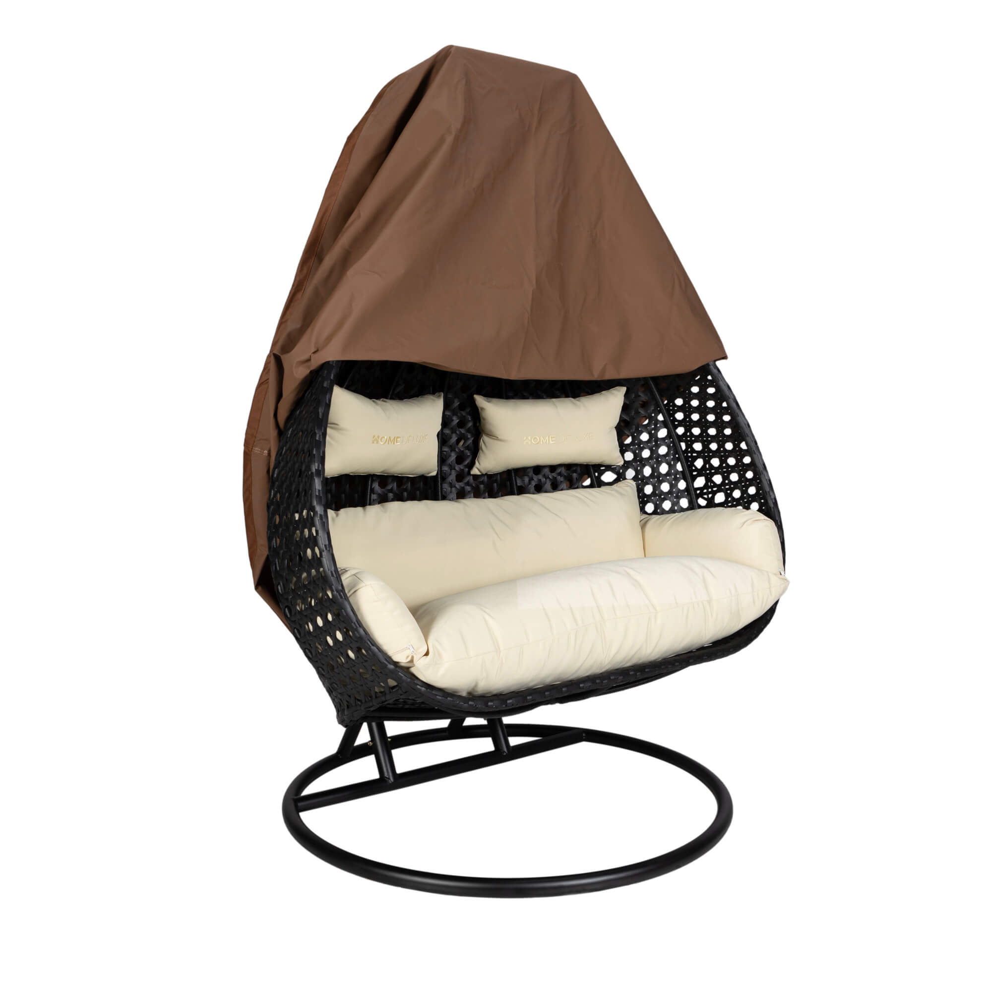 Regenabdeckung für Hängesessel CAPE TWIN - Braun