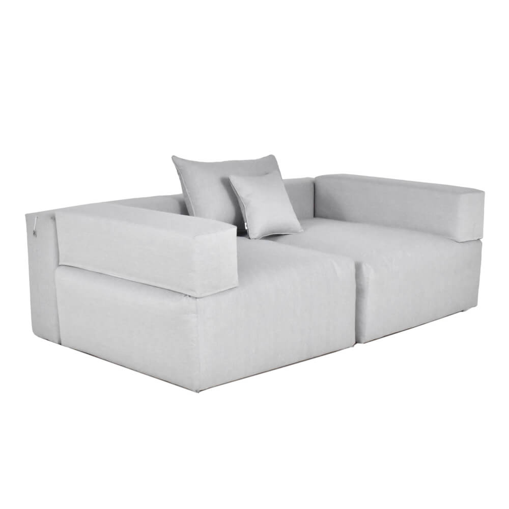Modulares Outdoor Sofa ALAZIA Hellgrau - M