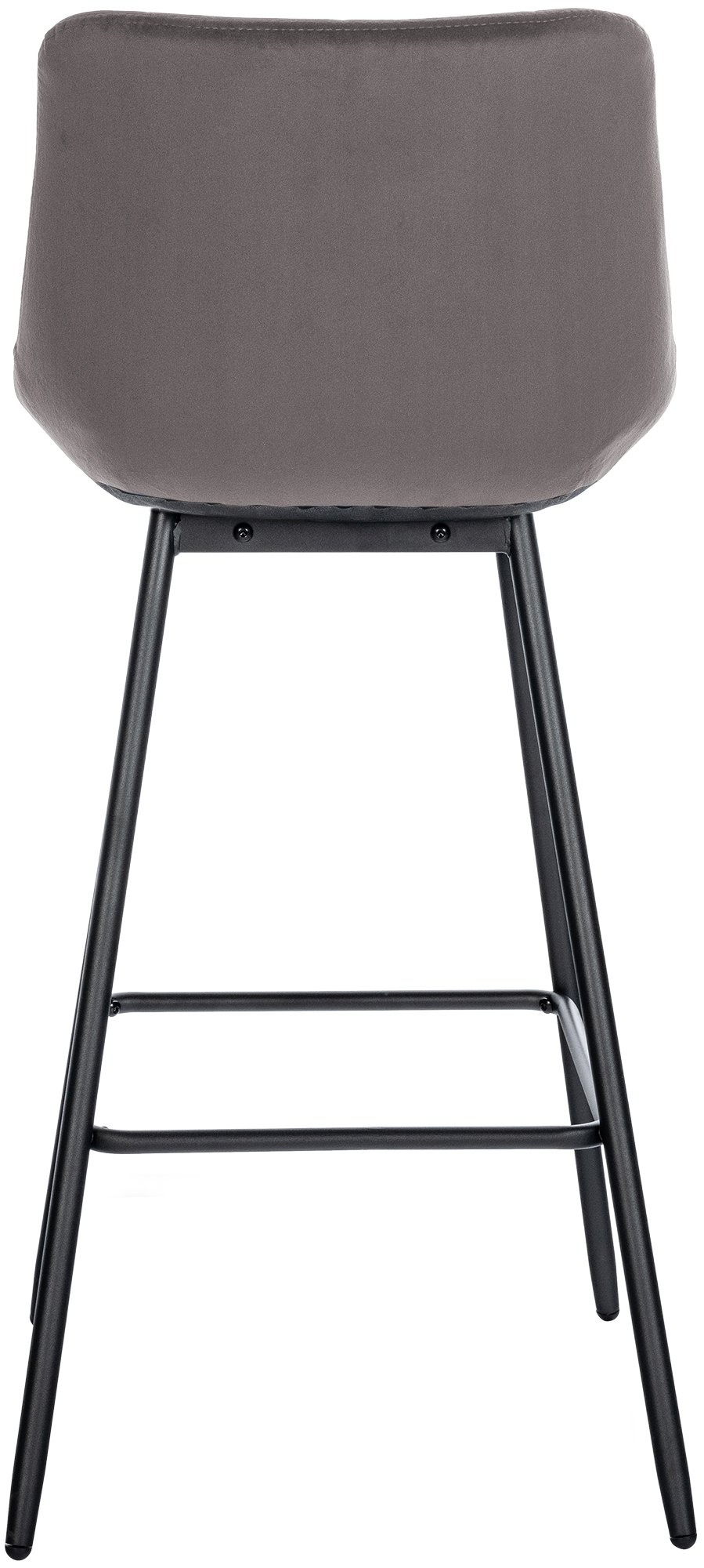 Barhocker Weston Samt, grau