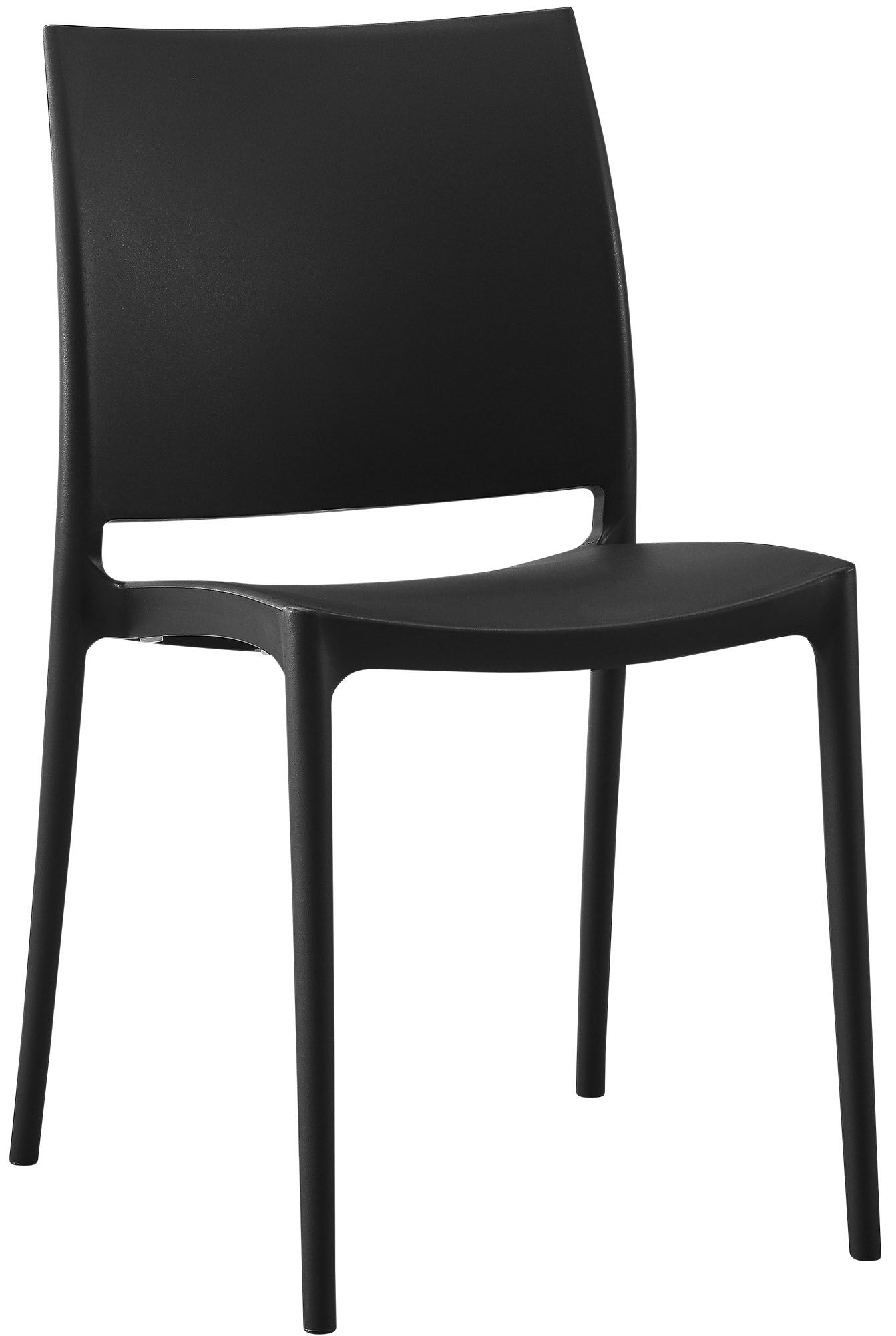 Gartenmöbel-Set Amino mit 2 Stühlen, schwarz