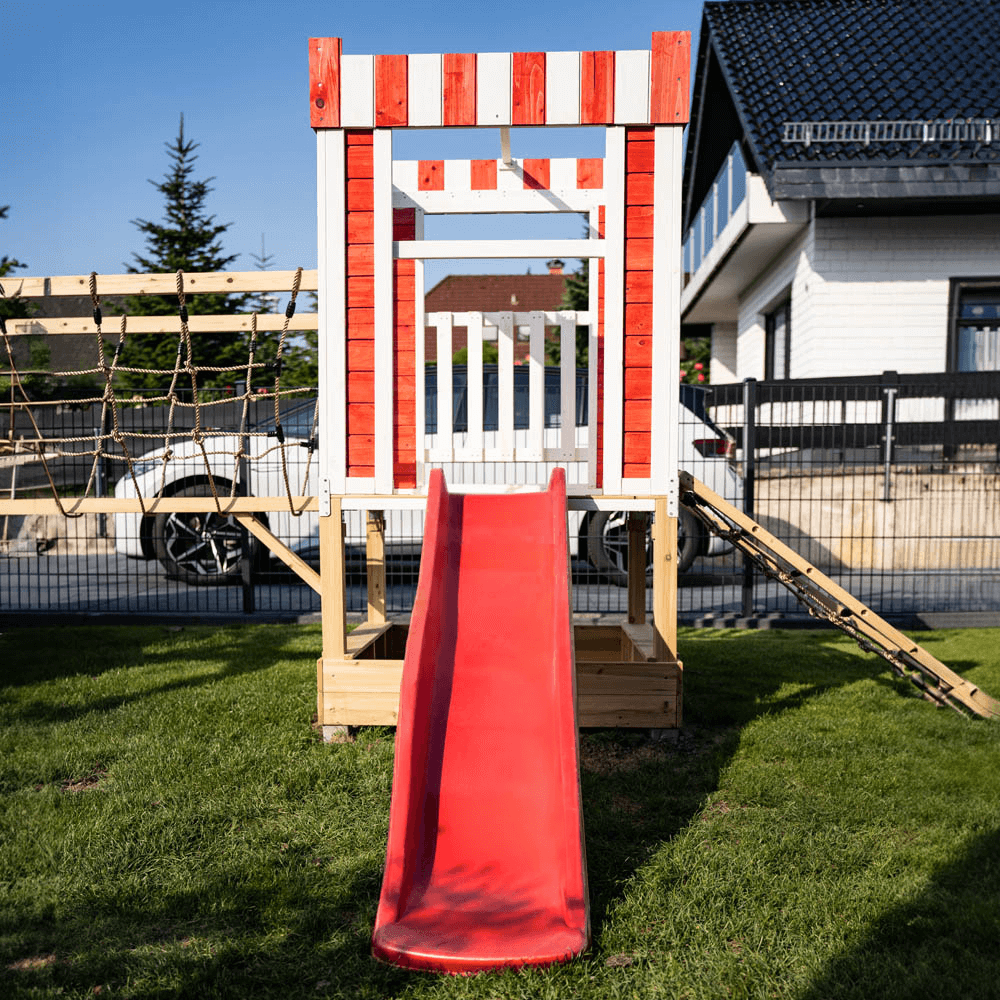 Spielpark inkl. Rutsche WUNDERLAND - 555 x 340 cm