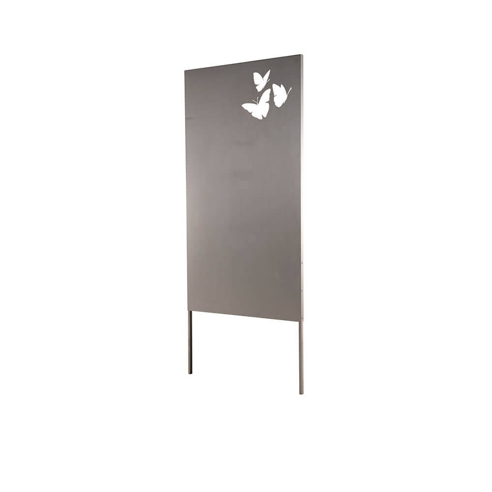 Sichtschutz aus Qualitätsstahl BUTTERFLY - Rostoptik - Made in Germany
