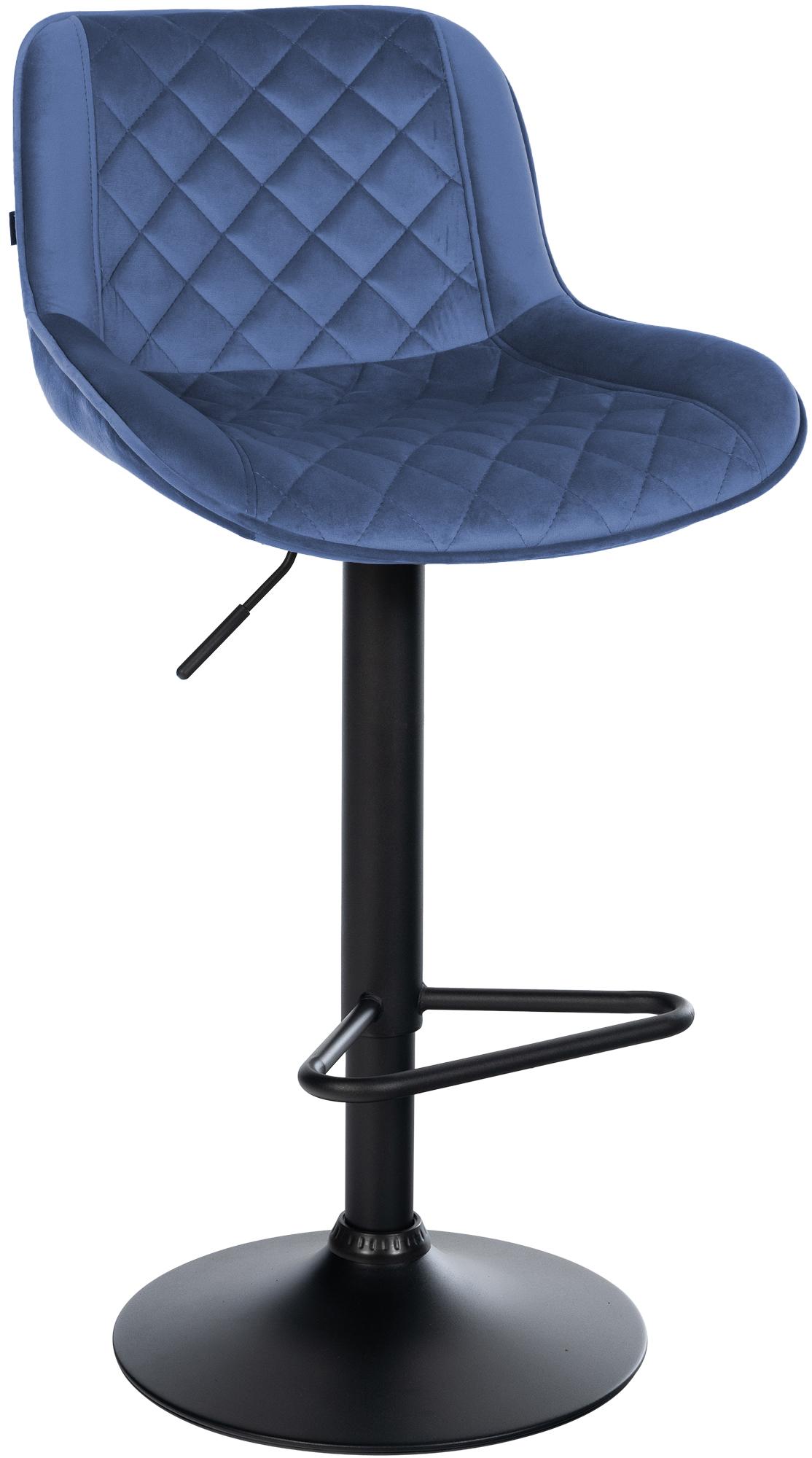 Barhocker Kasson Samt, blau