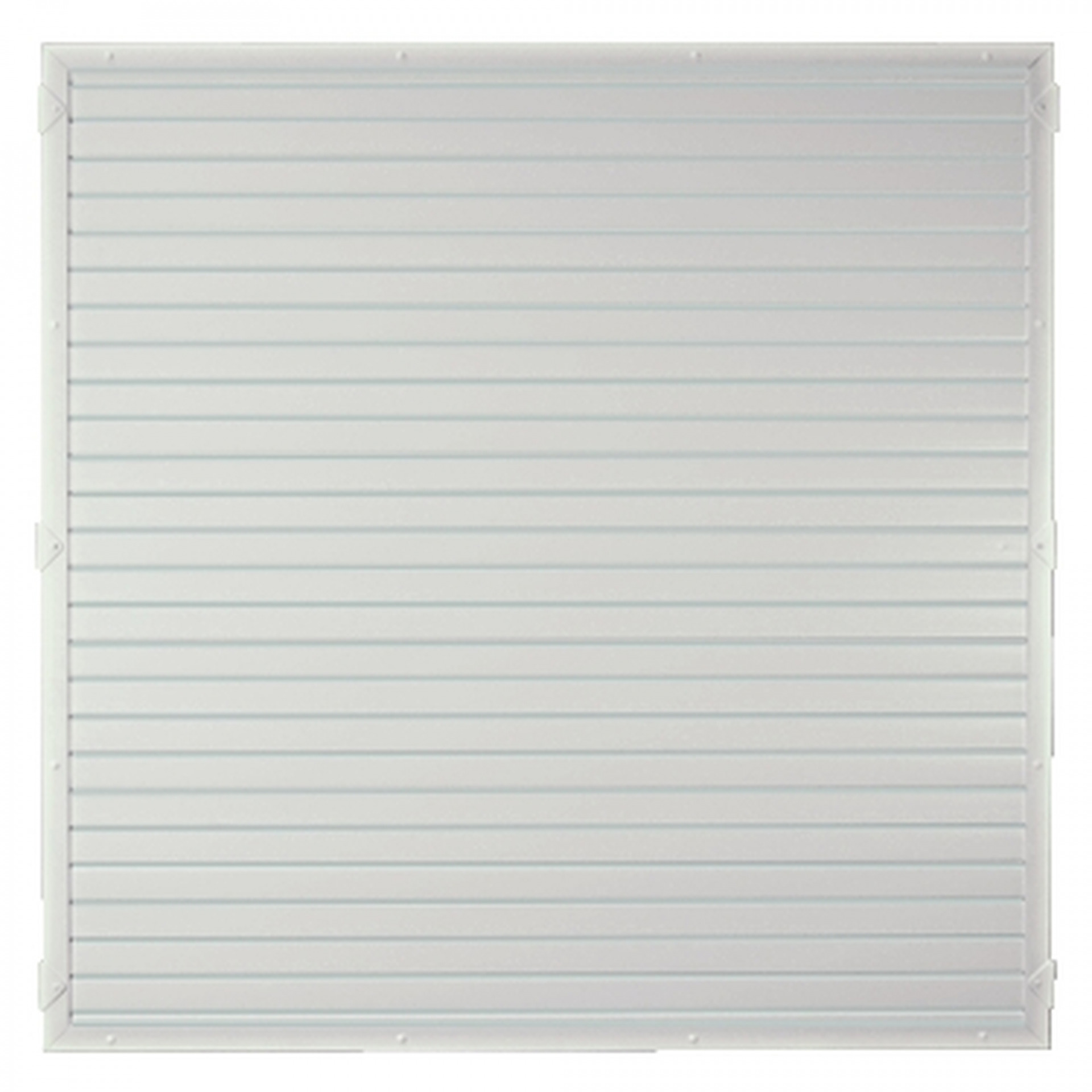 LIGHTLINE KS-Zaunelement, 180 x 180 cm, Füllung weiß / Rahmen weiß