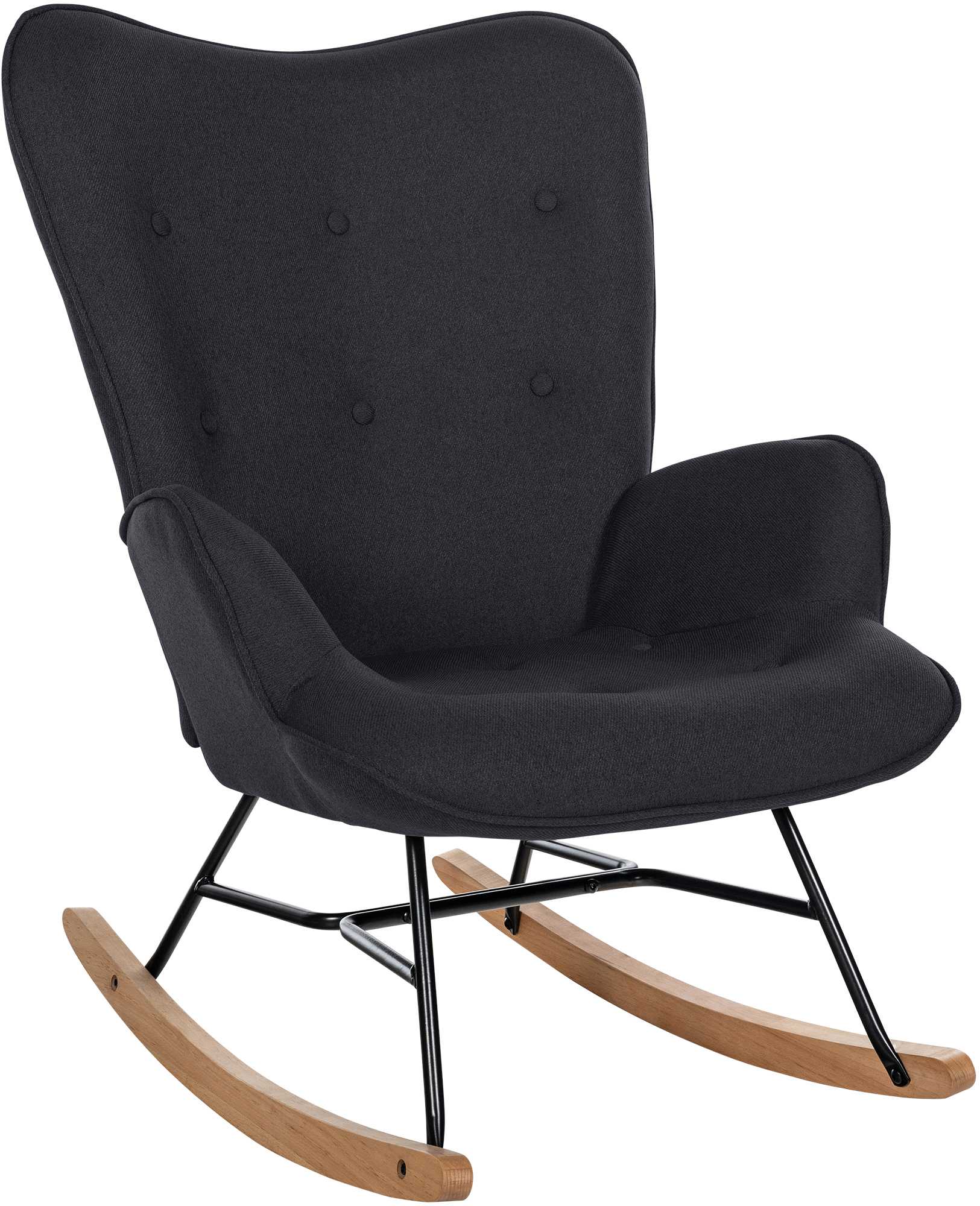Stuhl Sanka Stoff, schwarz