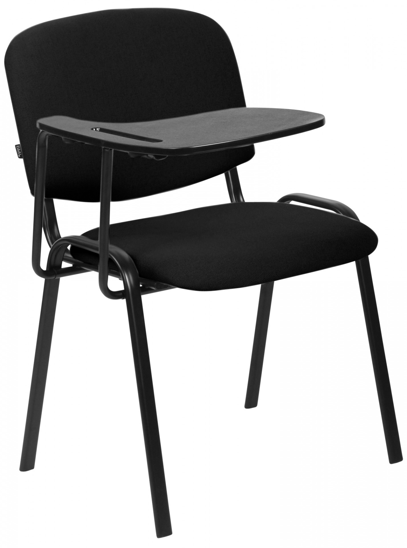 Stuhl Ken XL mit Klapptisch Stoff, schwarz