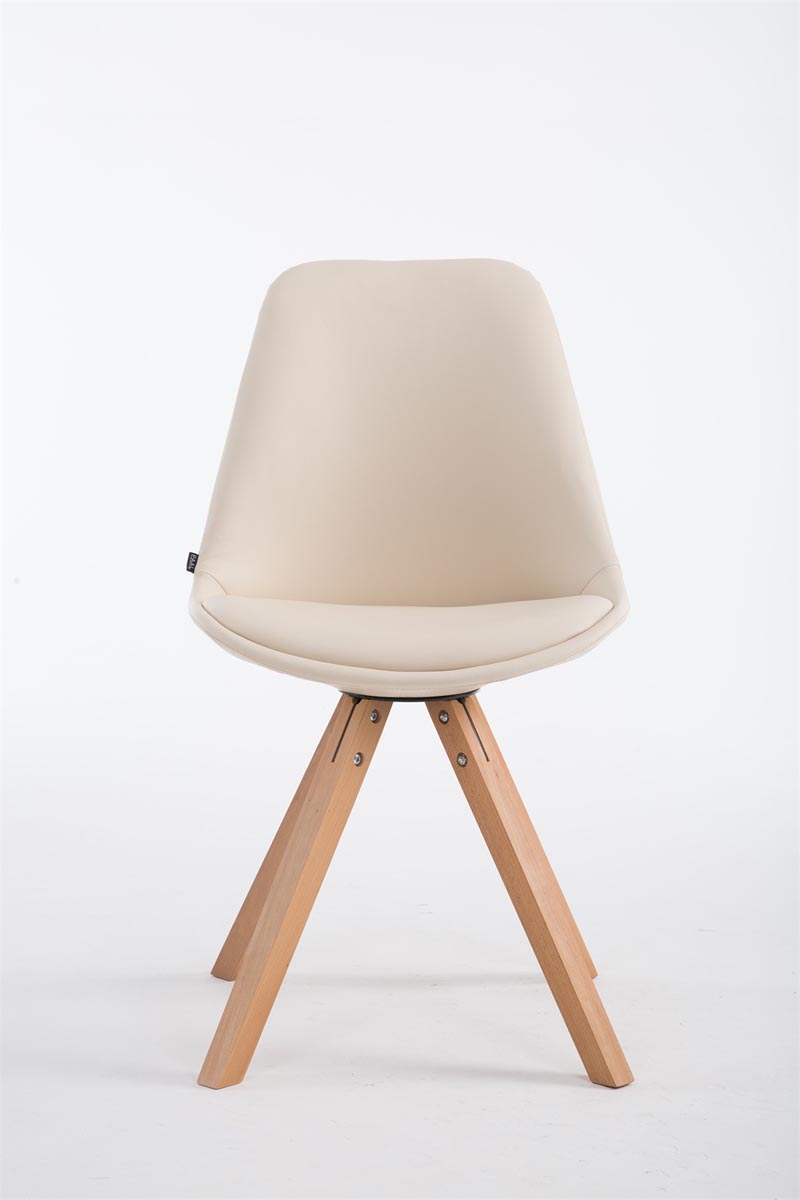 Besucherstuhl Laval Natura Square, creme