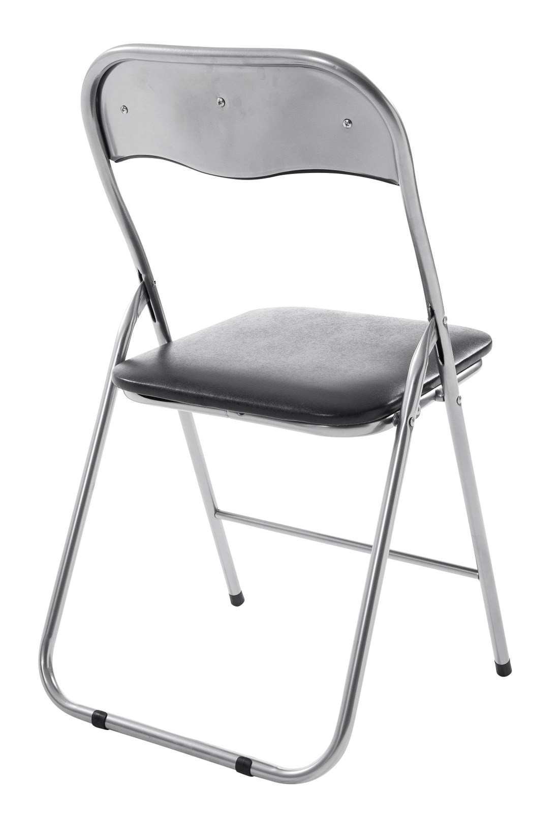 Klappstuhl Felix, schwarz/silber