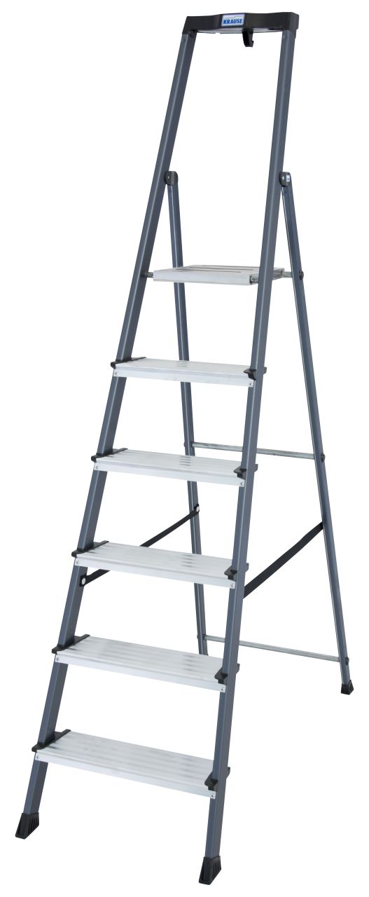 MONTO Stufen-Stehleiter Securo eloxiert, 1x6 Stufen