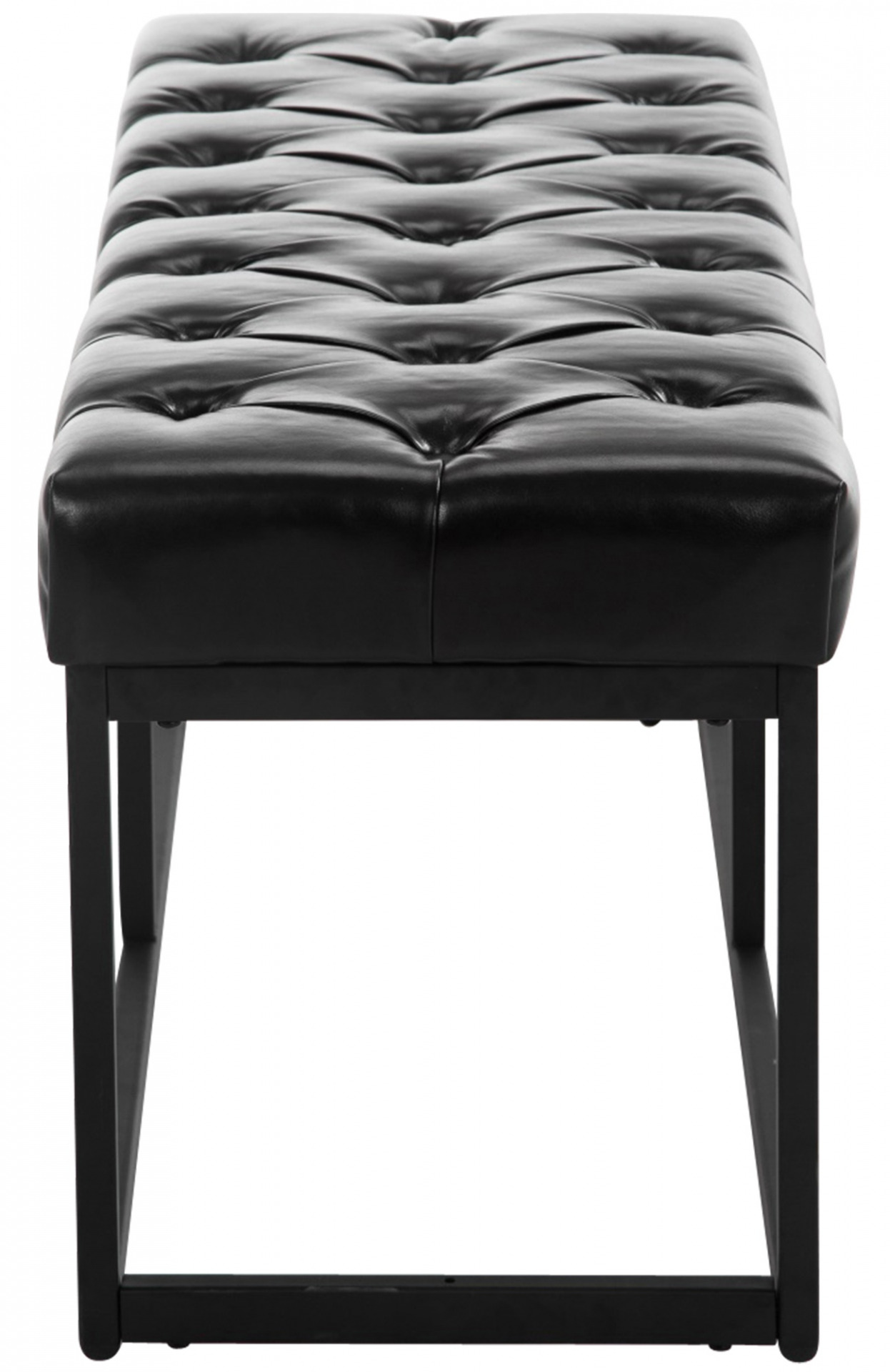 Sitzbank Amun Kunstleder B100, schwarz