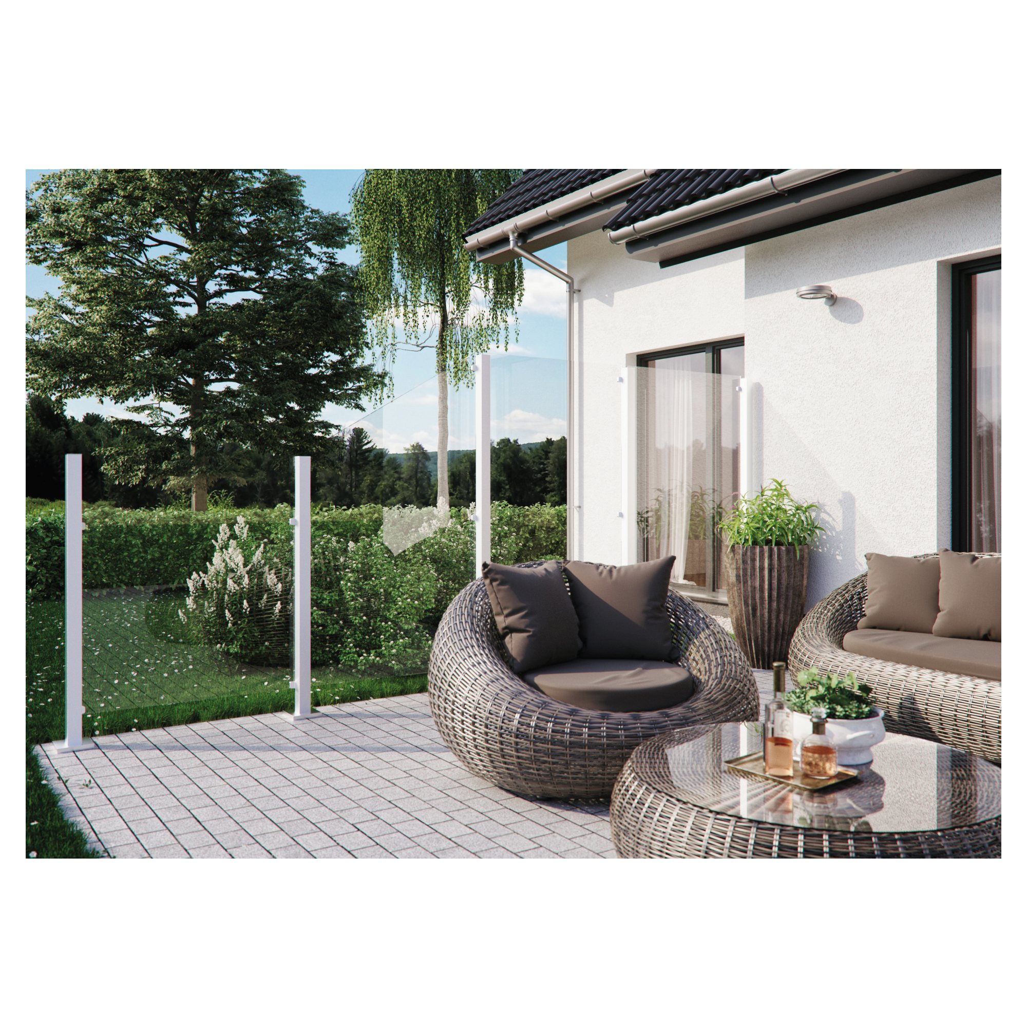 VETRO Glasscheibe, B 1030 x H 1200 mm, Klarglas