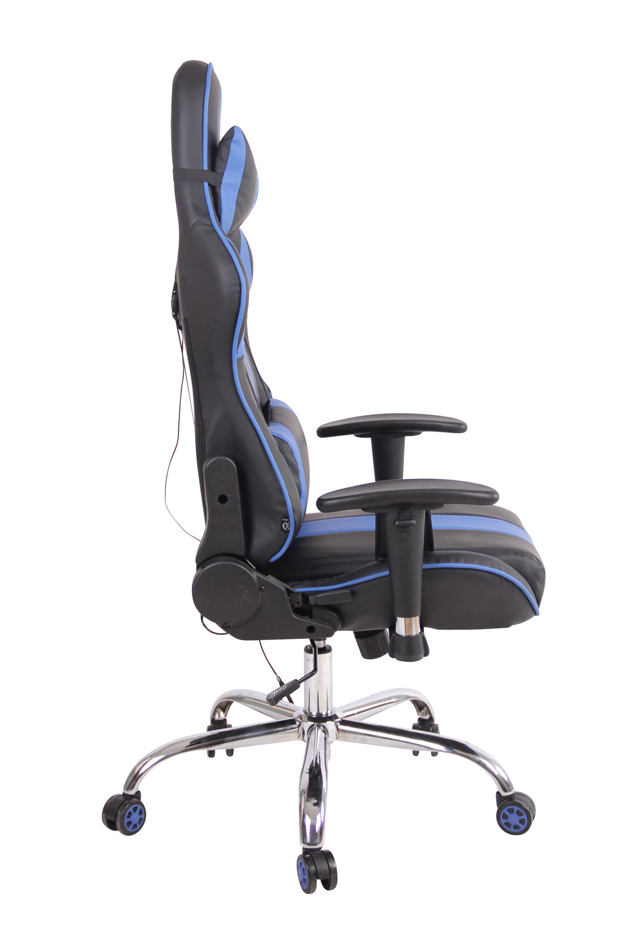 Bürostuhl Limit XM Kunstleder, schwarz/blau