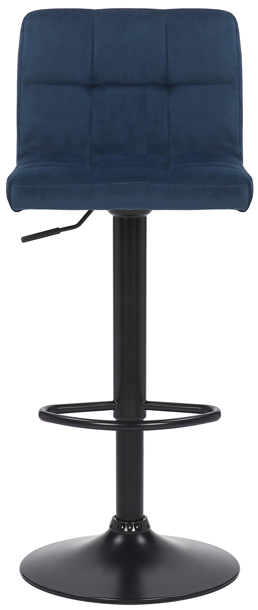 2er Set Barhocker Feni Samt, blau