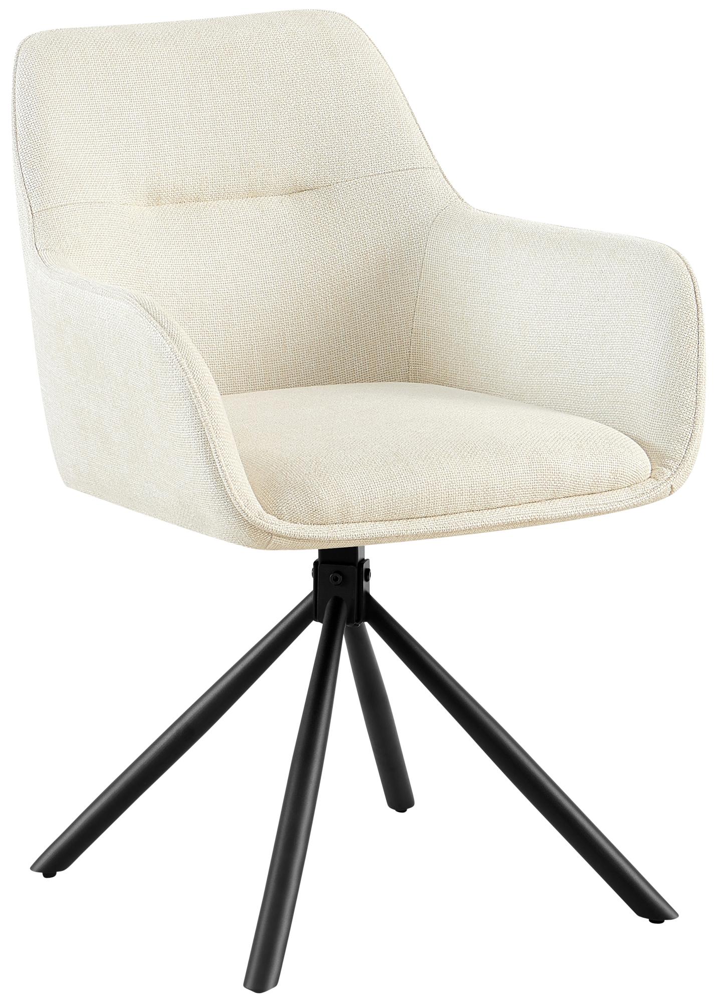 Stuhl Tipton Stoff, creme