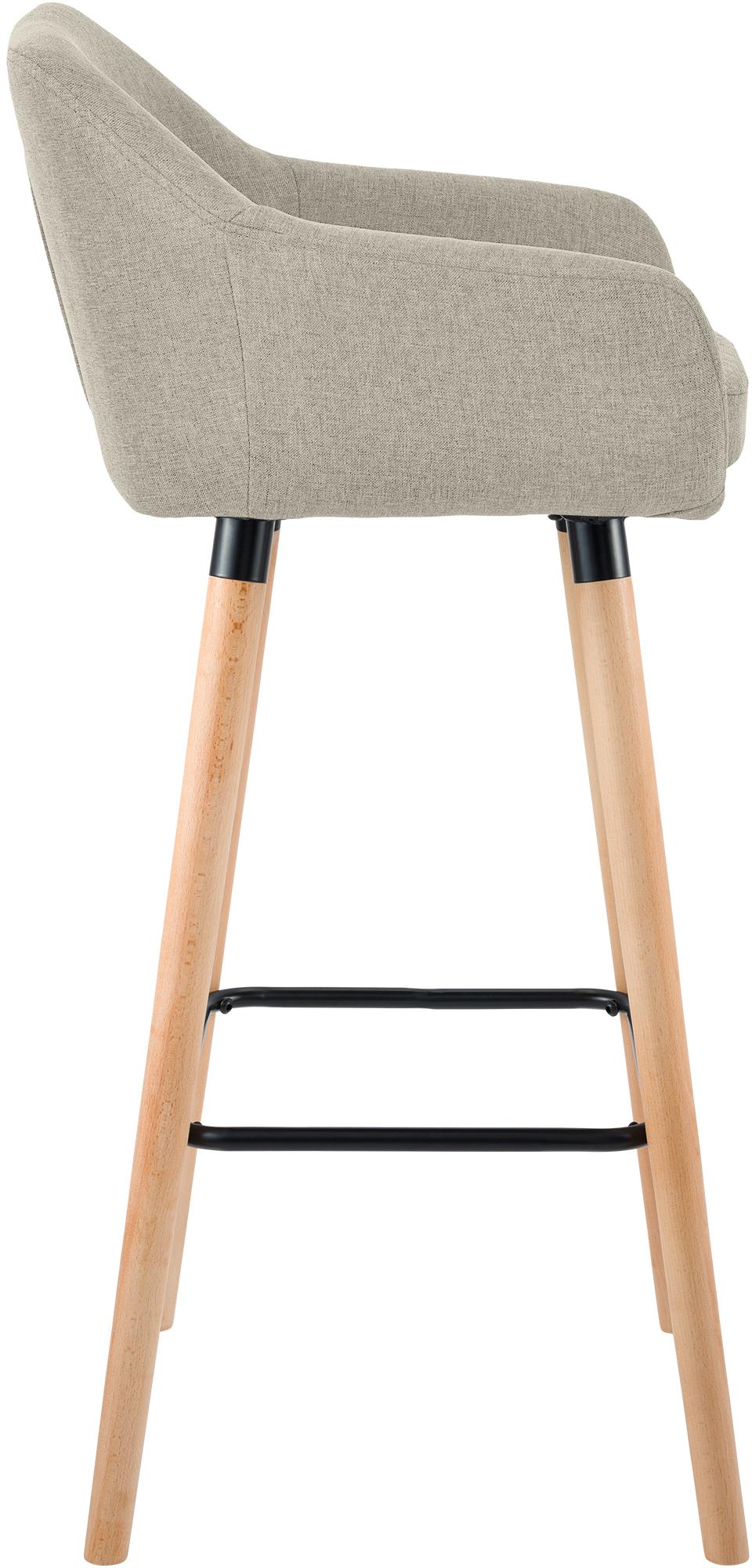 Barhocker Grant Stoff, creme