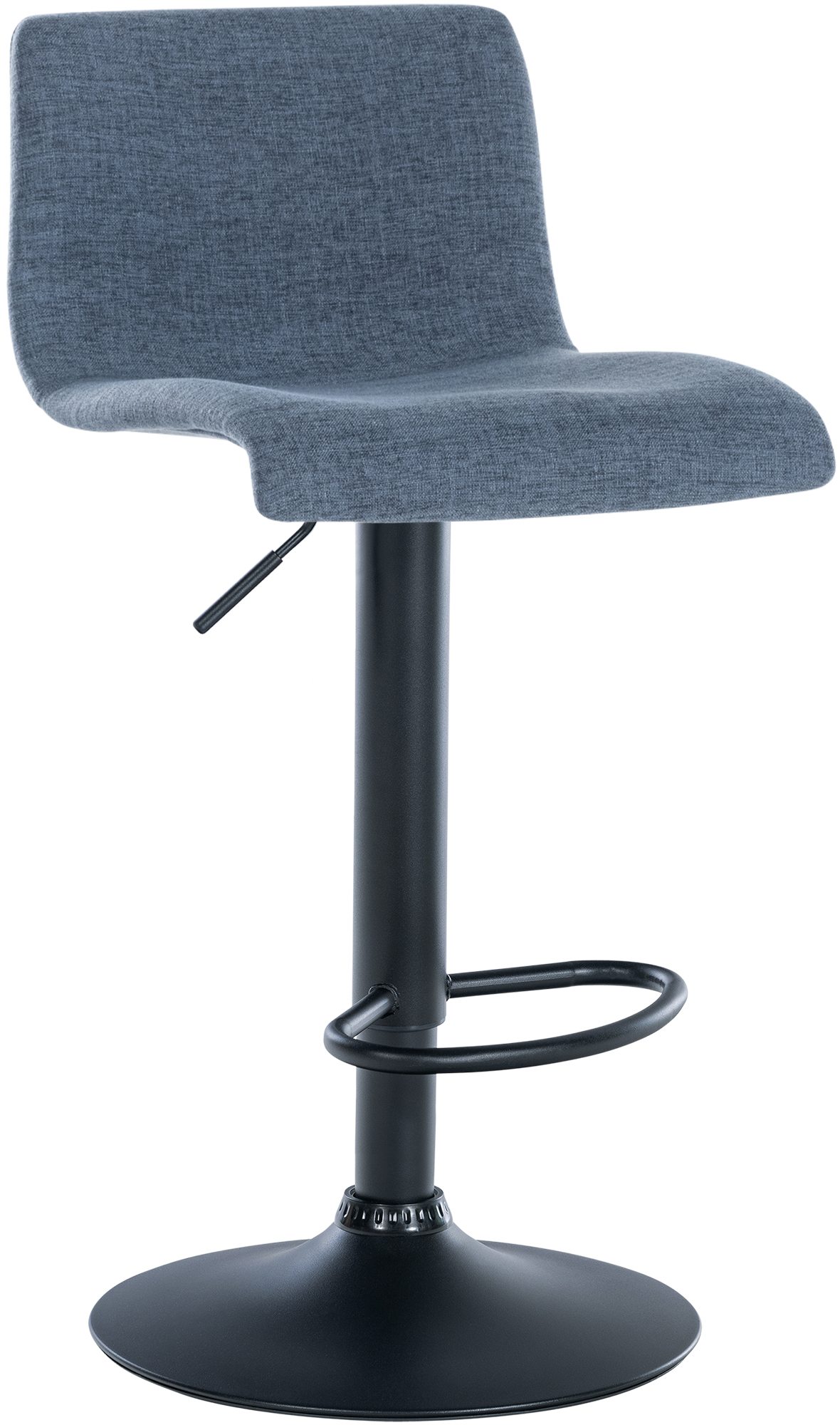 Barhocker Branford Stoff, blau