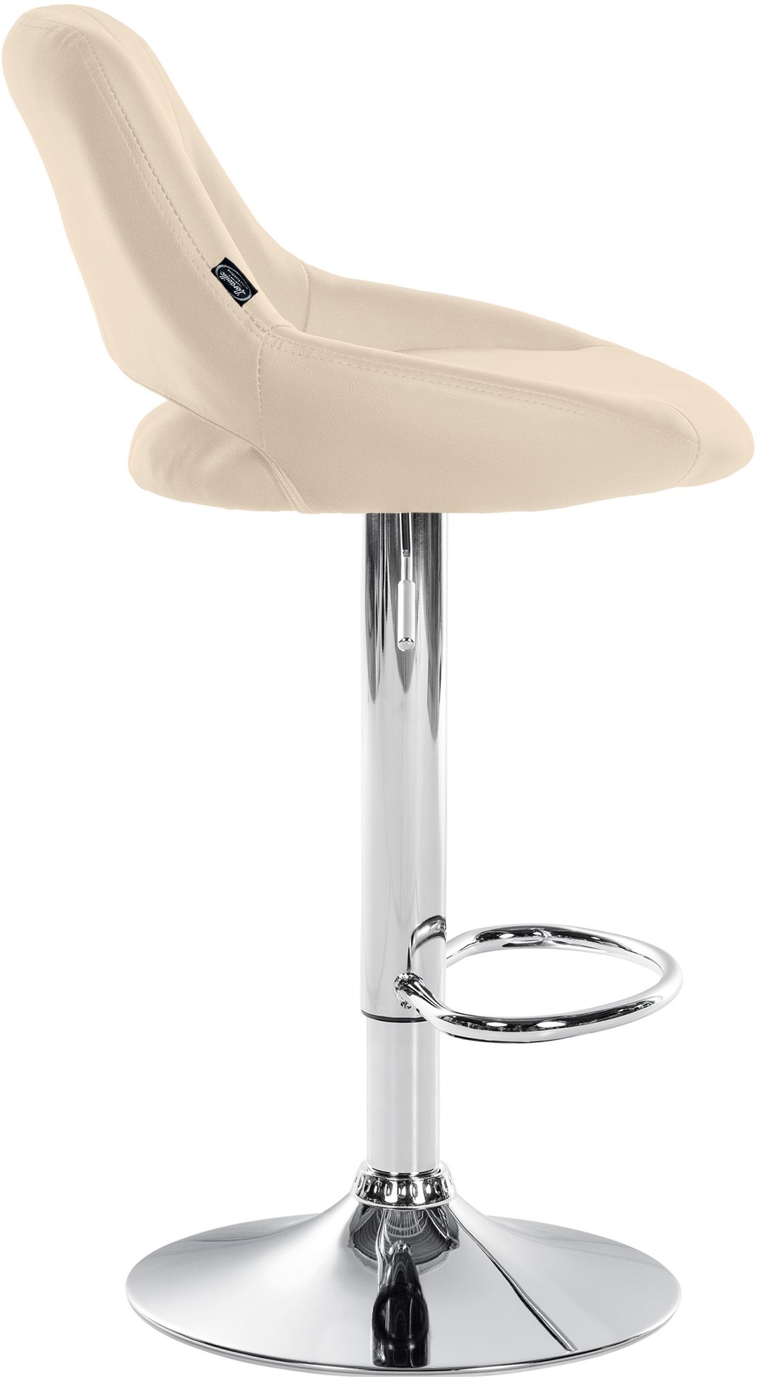 2er Set Barhocker Milet Kunstleder C, creme