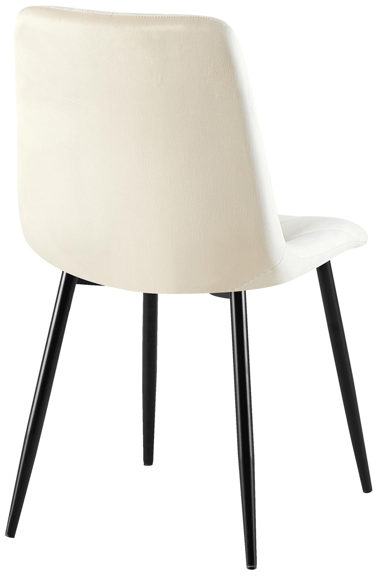 Esszimmerstuhl Clairton Samt, creme