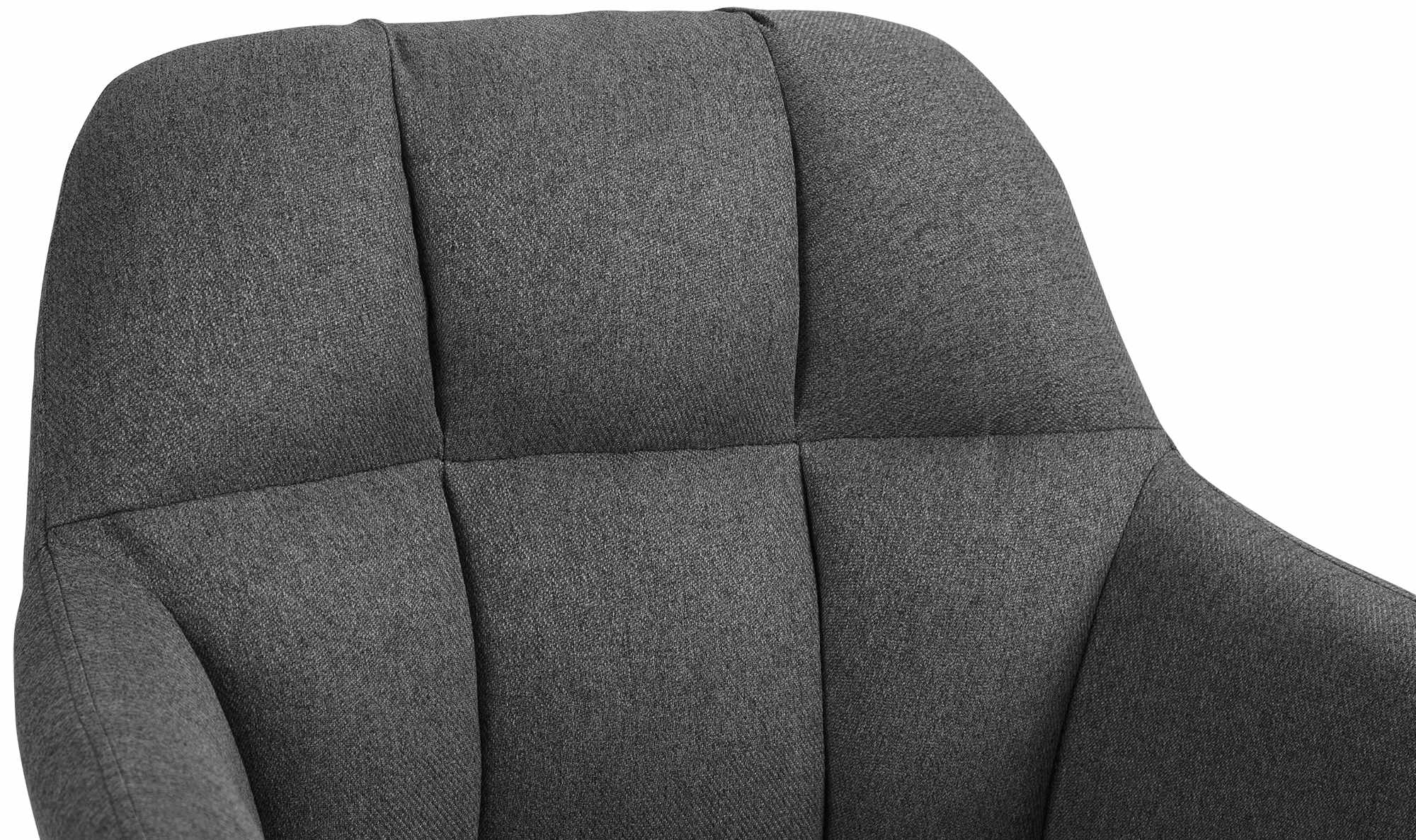 Barhocker Natoma Stoff schwarz, dunkelgrau