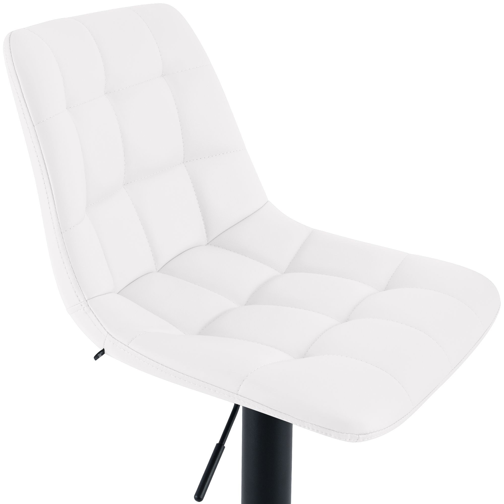 2er Set Barhocker Mapun Kunstleder, weiß