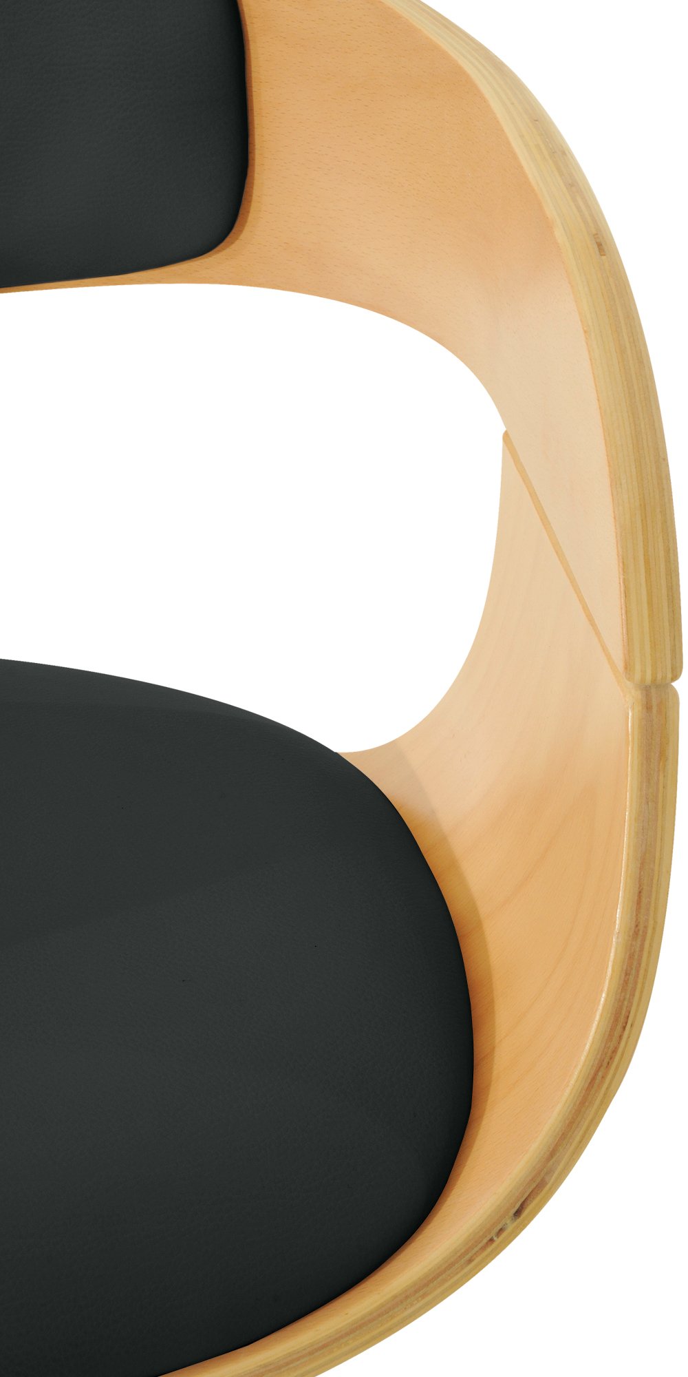 Barhocker Kingston C, natura/schwarz