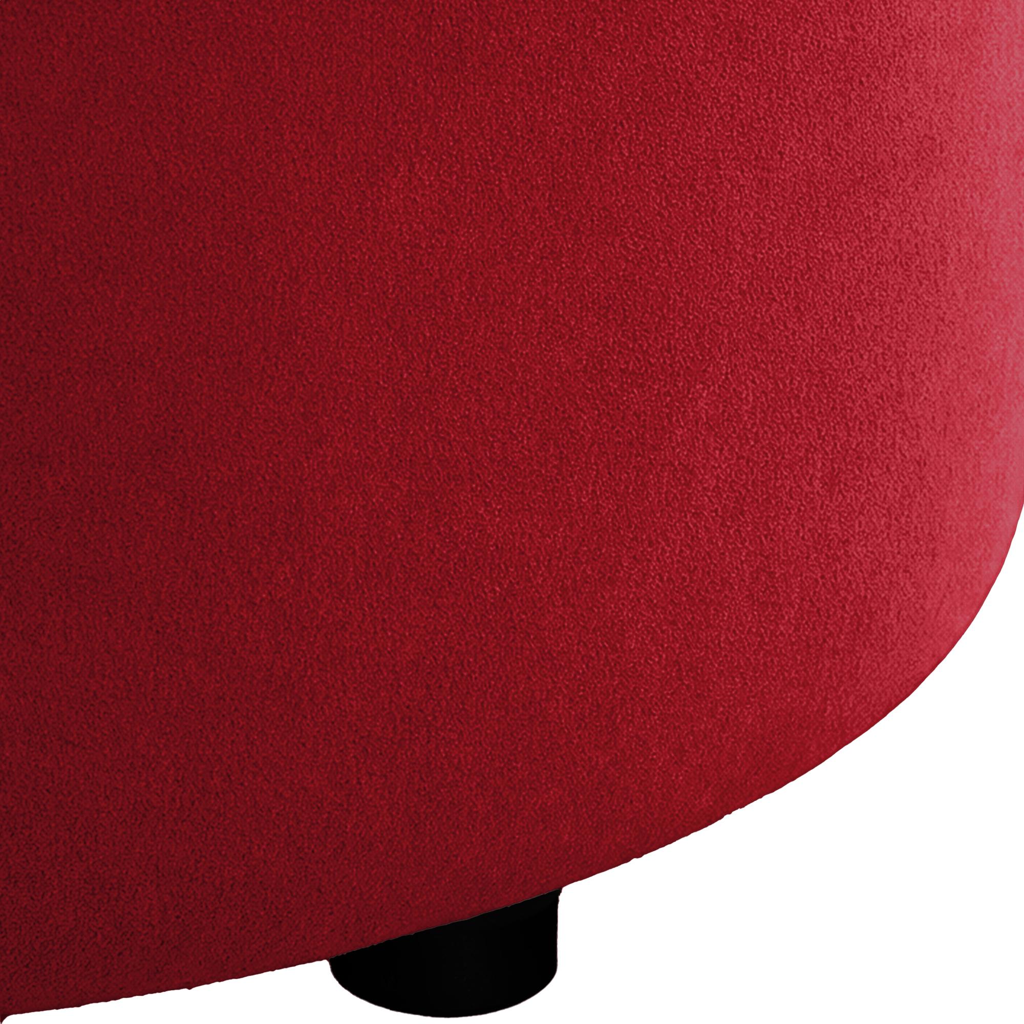 Sitzhocker Pantin Samt, rot