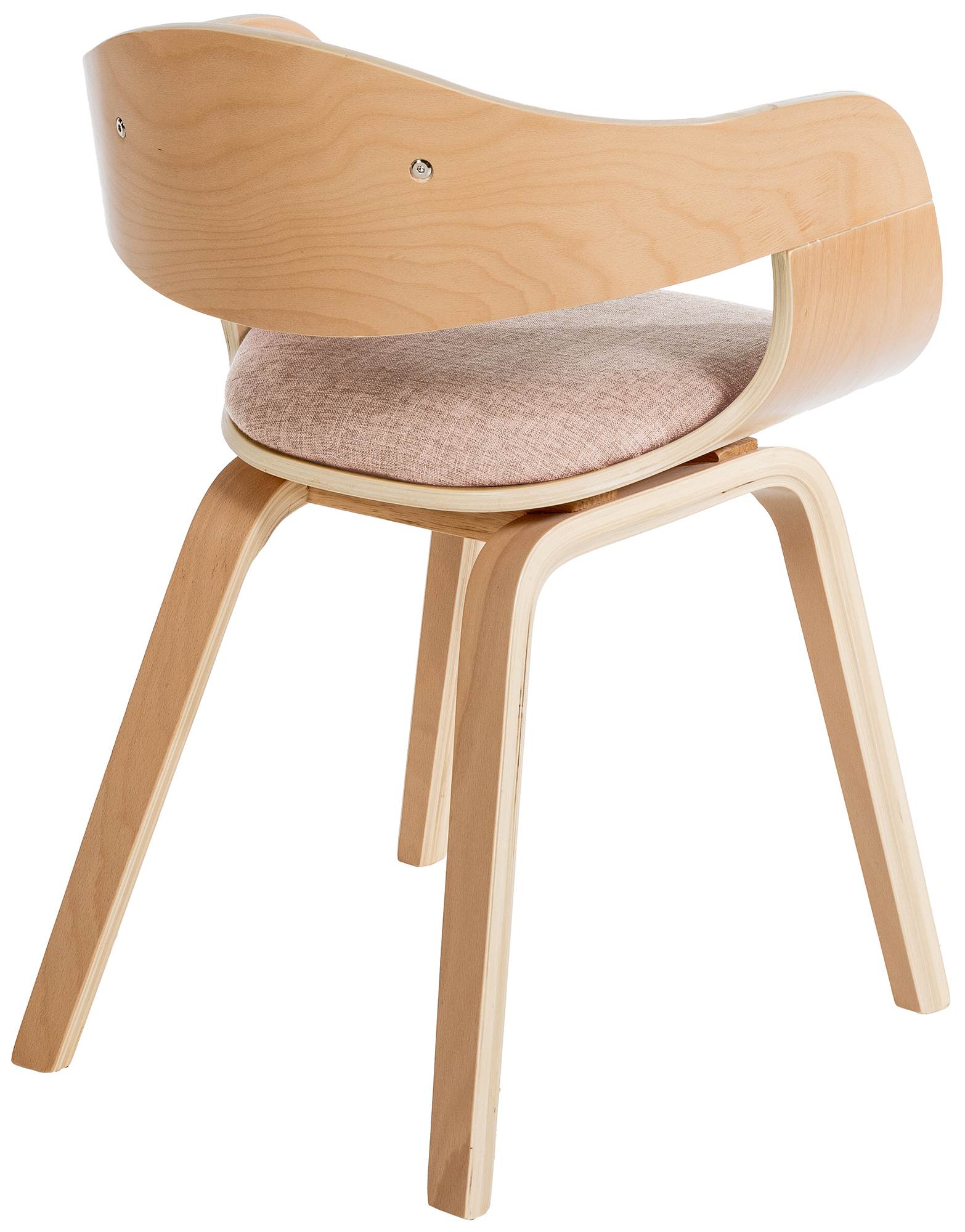 2er Set Stühle Kingston Stoff, natura/creme