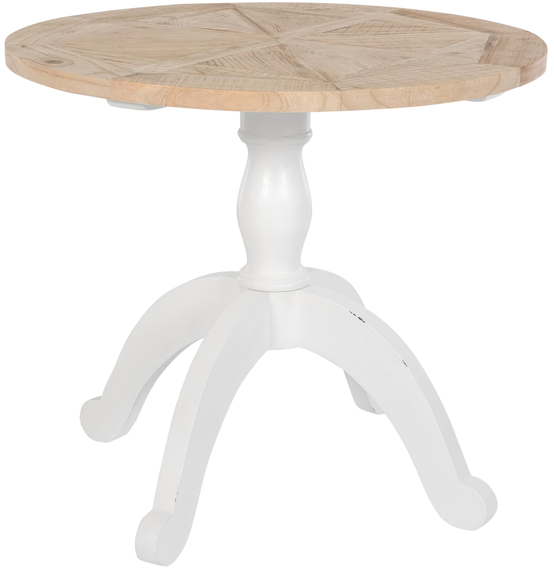 Esstisch Roswell 90 cm, natura/weiß