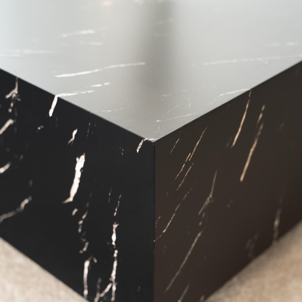 Couchtisch Marmor AMIRI XXL - 120 x 80 cm Schwarz