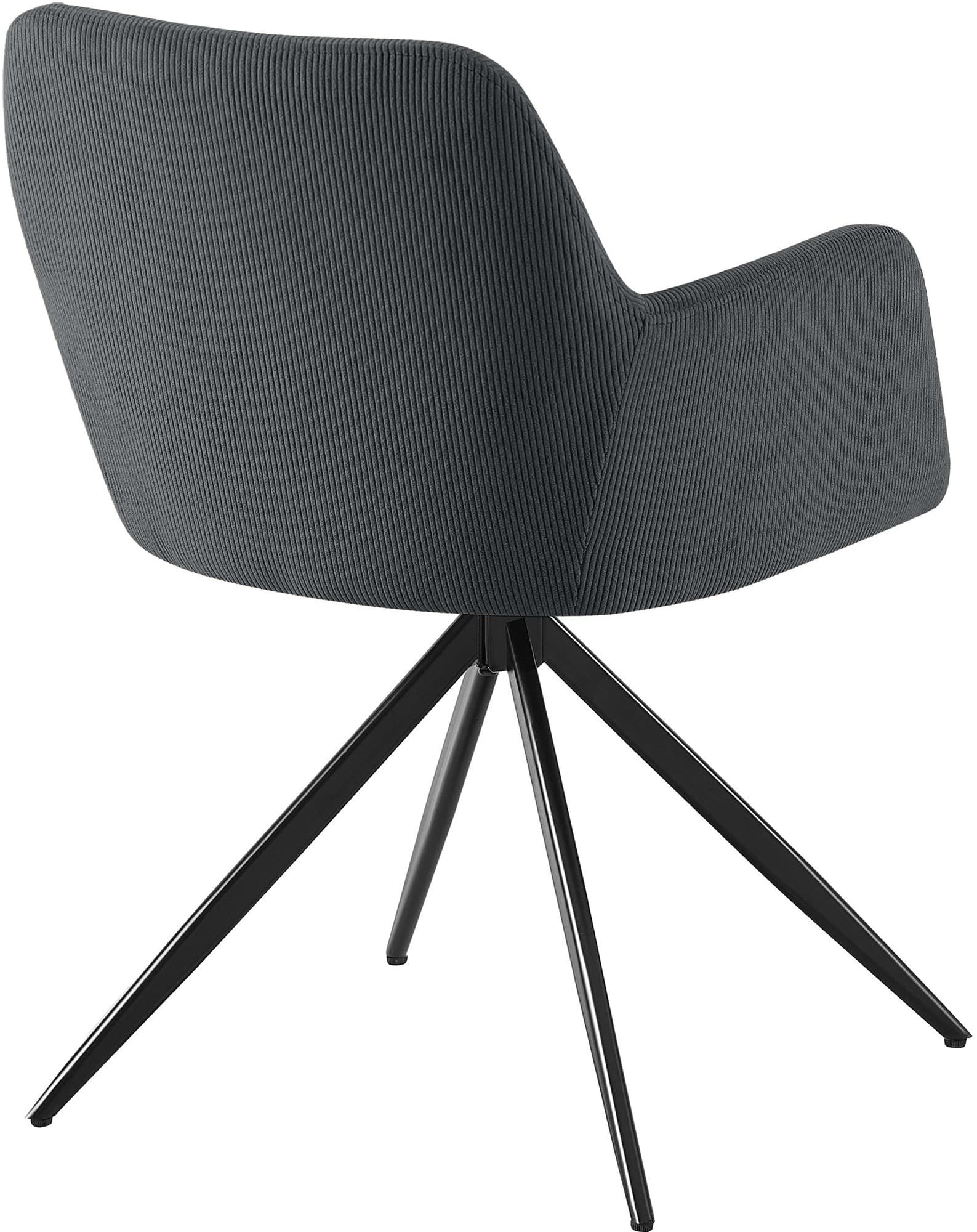 Esszimmerstuhl Olema Cord, schwarz