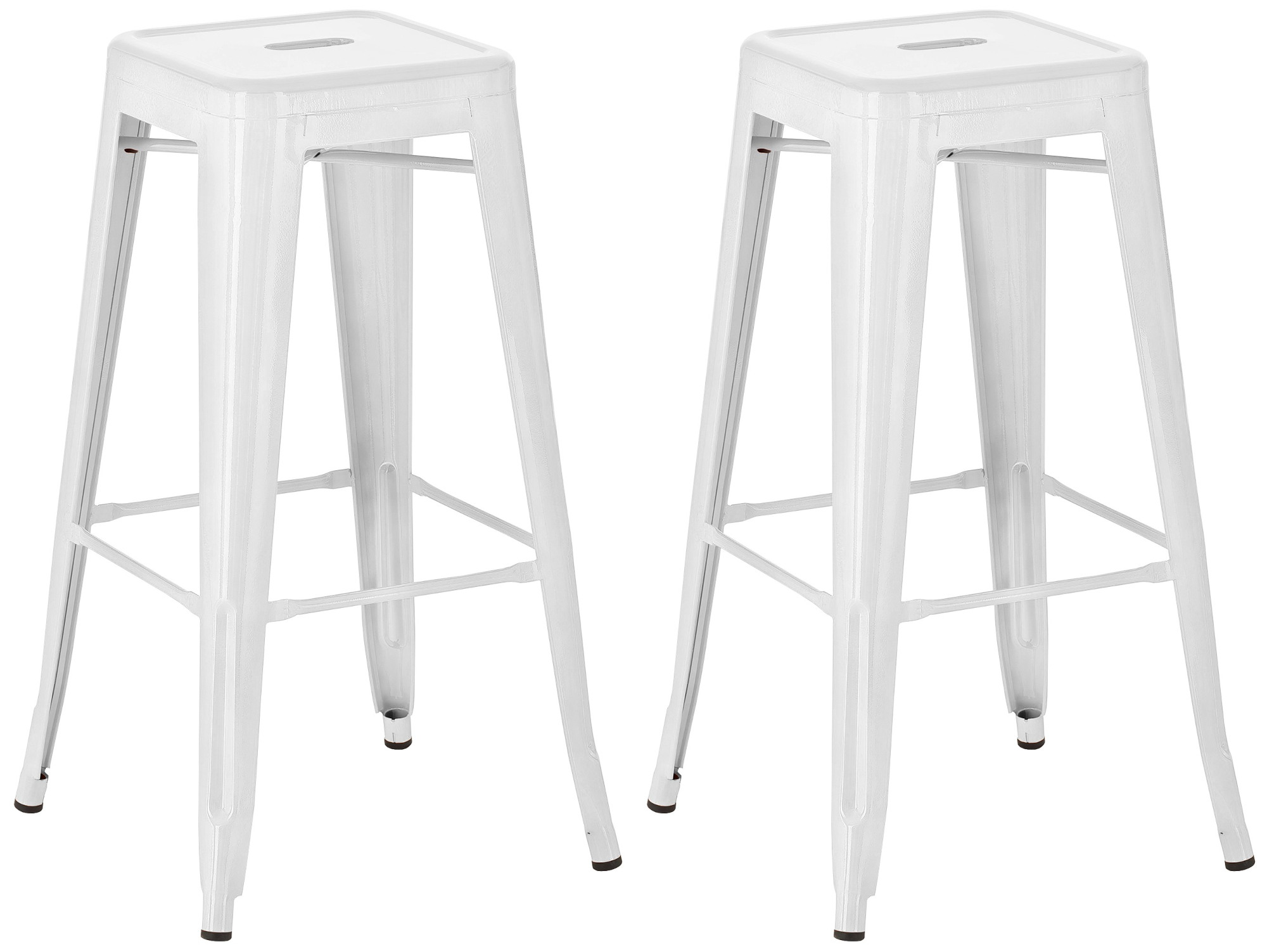 2er Set Barhocker Joshua, weiß