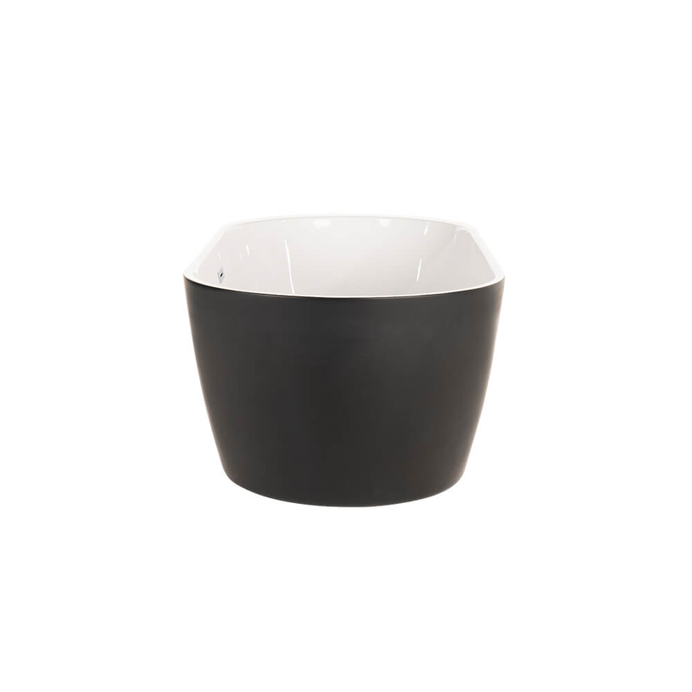 Freistehende Badewanne CODO - 170 x 80 cm Schwarz