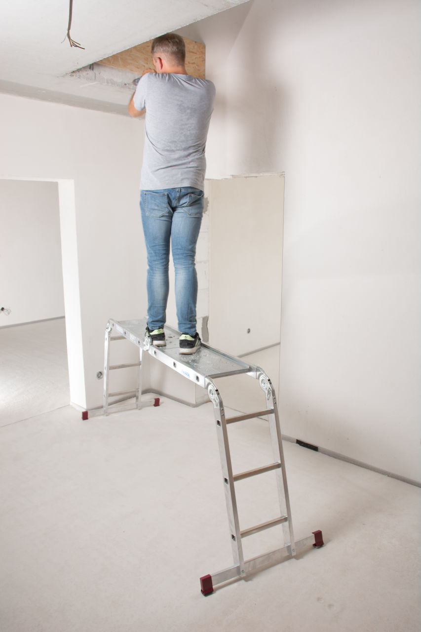 CORDA Gelenkleiter-Plattform-Set für CORDA Gelenkleiter 4x3 Sprossen