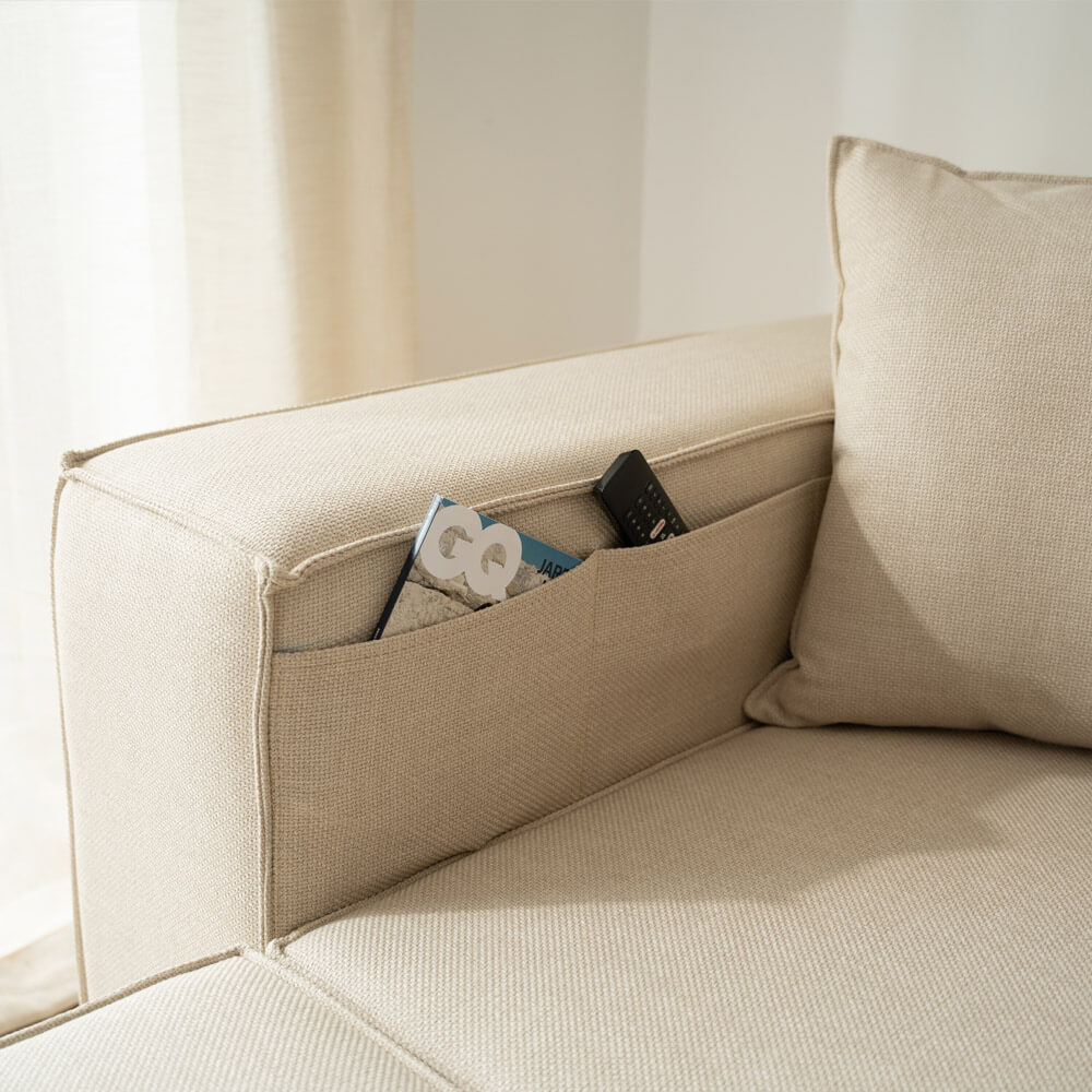 Modulares Sofa VERONA XL - 414 x 207 cm Beige