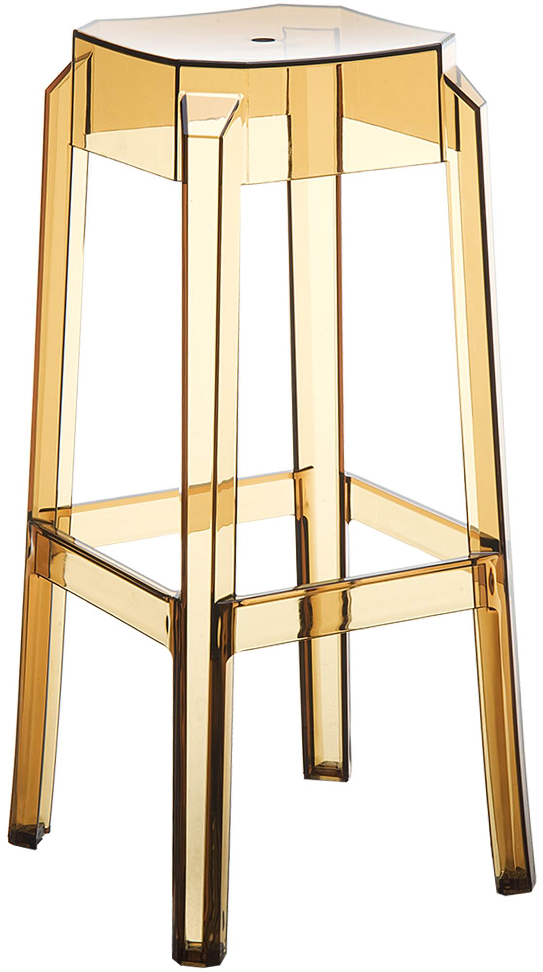 Barhocker Fox, transparent, bernstein