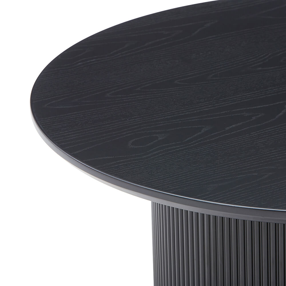 Couchtisch Rund ADELINA Dark Oak