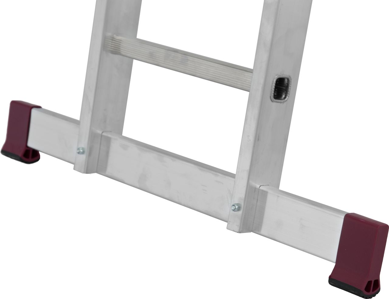 CORDA Gelenk-Universalleiter 4x3 Sprossen mit Plattform