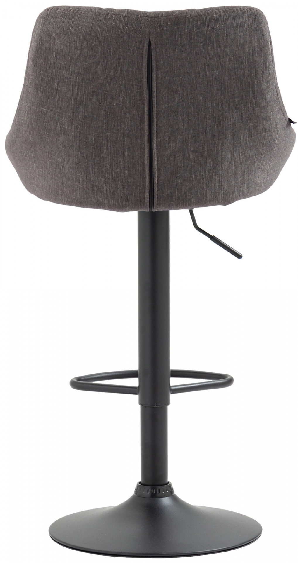 Barhocker Lazio Stoff schwarz, grau
